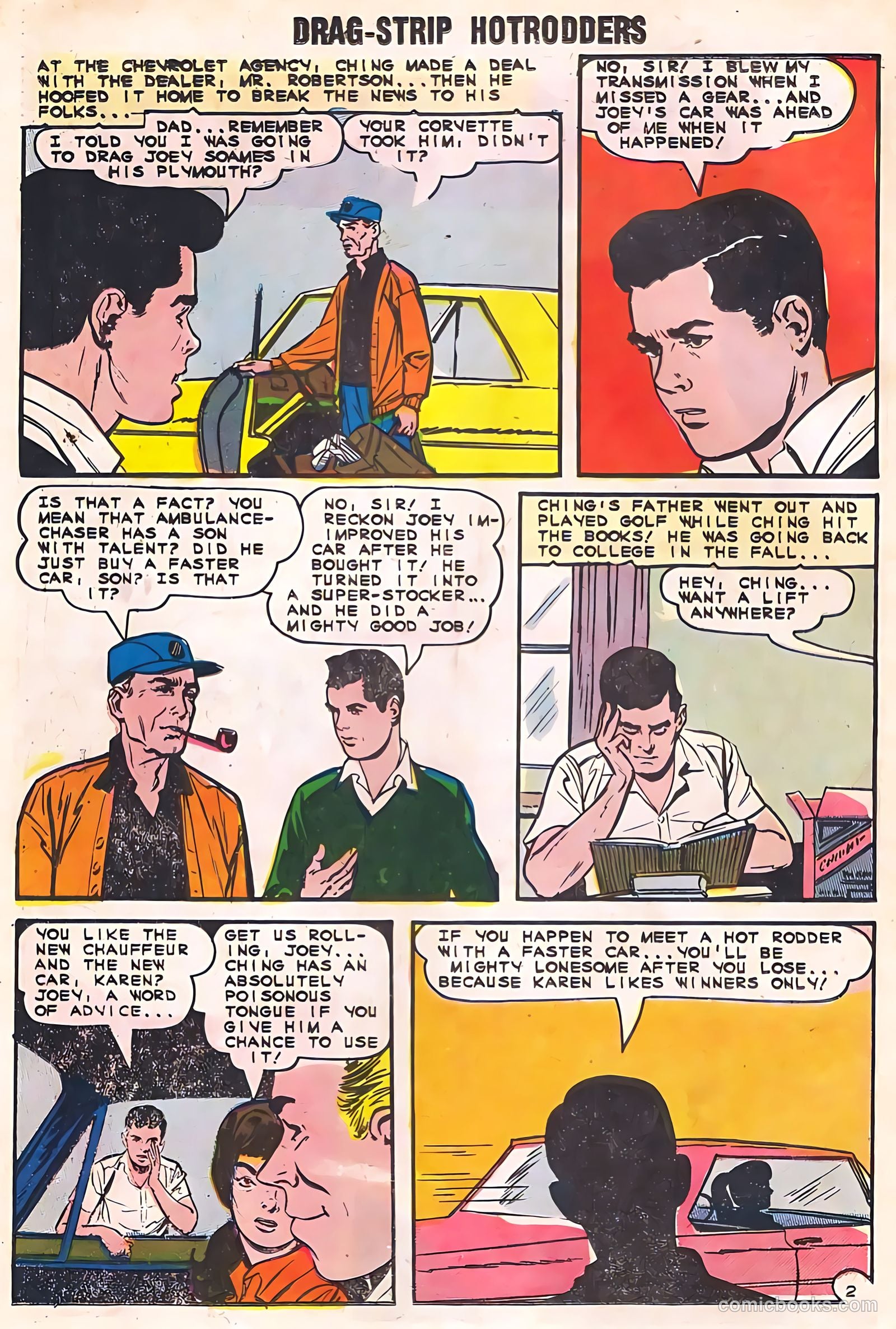 Dragstrip Hotrodders [Drag-Strip Hotrodders] #3 (1965) — page 9 of 25