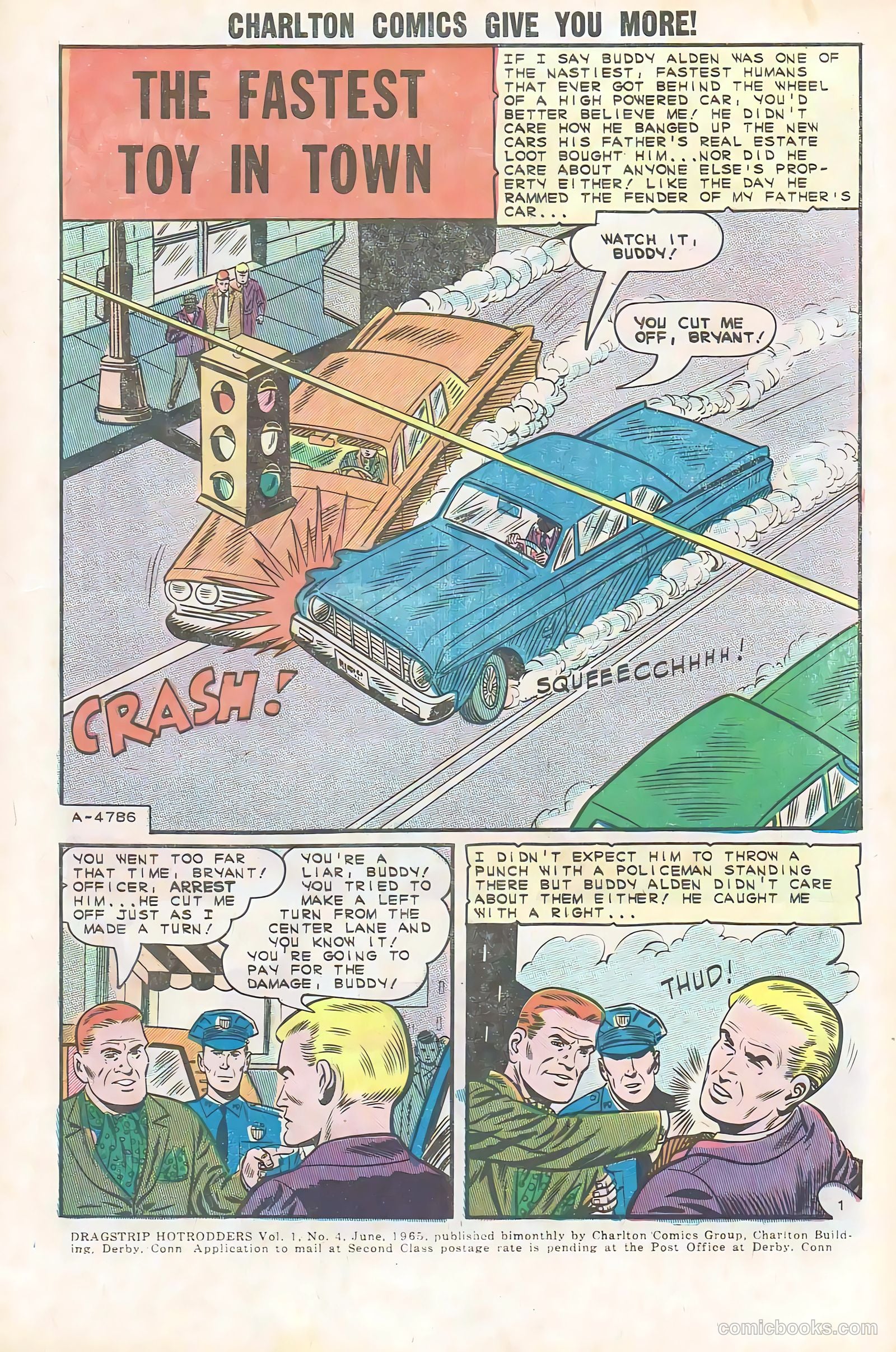 Dragstrip Hotrodders [Drag-Strip Hotrodders] #4 (1965) — page 3 of 36