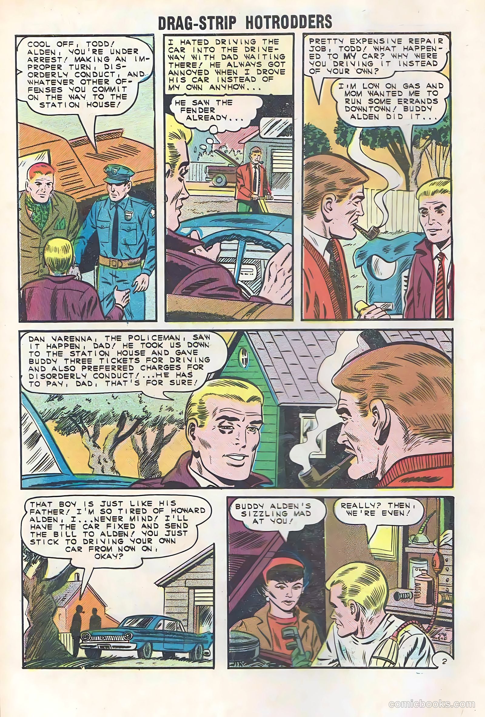 Dragstrip Hotrodders [Drag-Strip Hotrodders] #4 (1965) — page 4 of 36