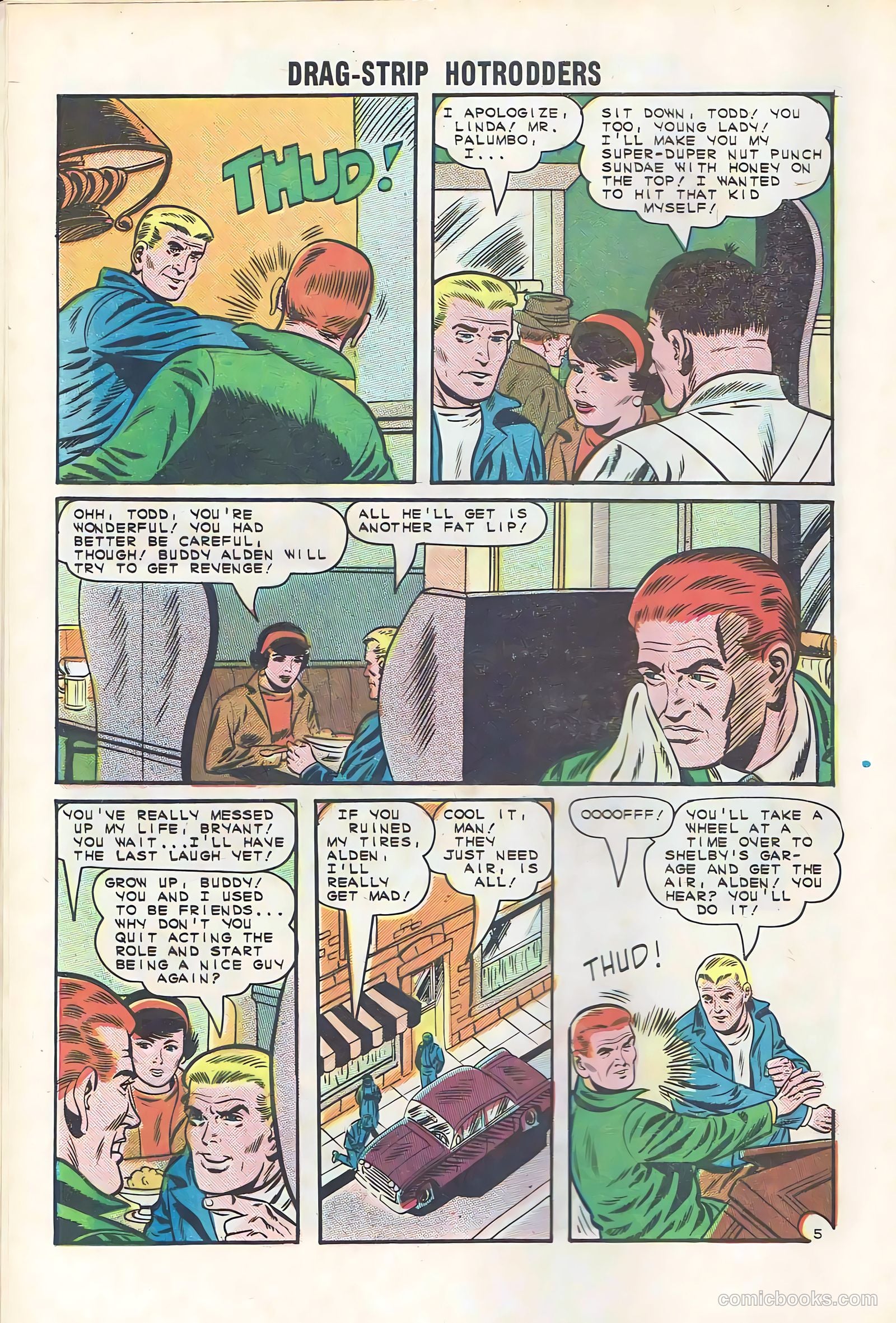 Dragstrip Hotrodders [Drag-Strip Hotrodders] #4 (1965) — page 8 of 36