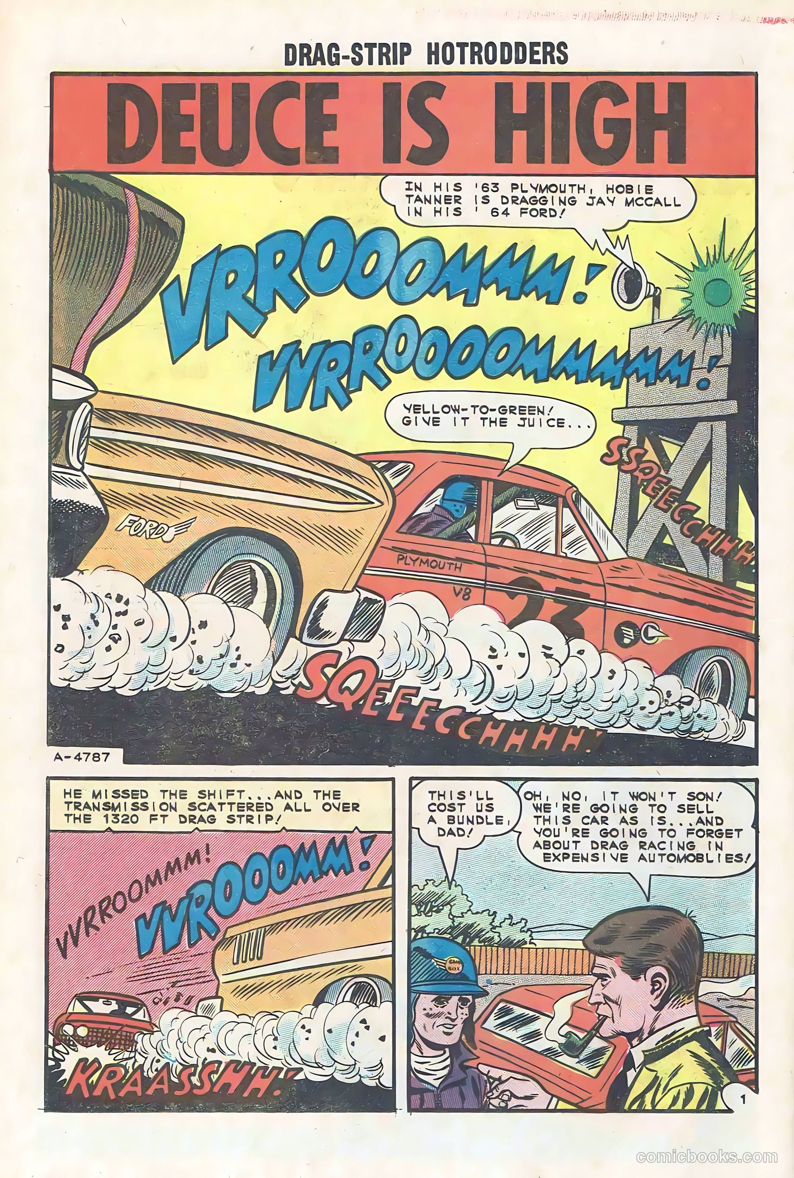 Dragstrip Hotrodders [Drag-Strip Hotrodders] #4 (1965) — page 16 of 36