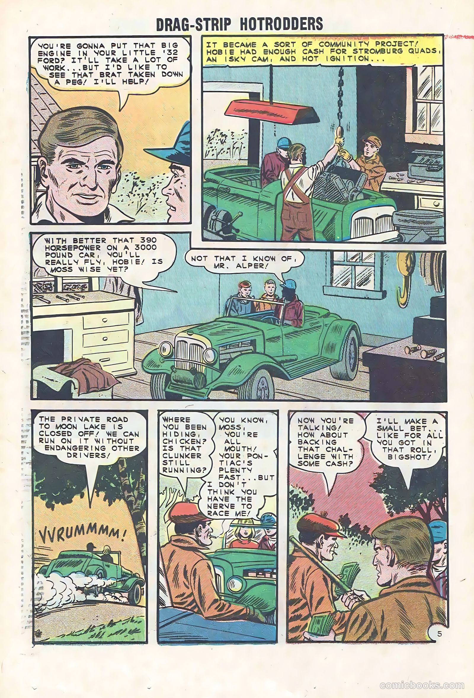 Dragstrip Hotrodders [Drag-Strip Hotrodders] #4 (1965) — page 20 of 36