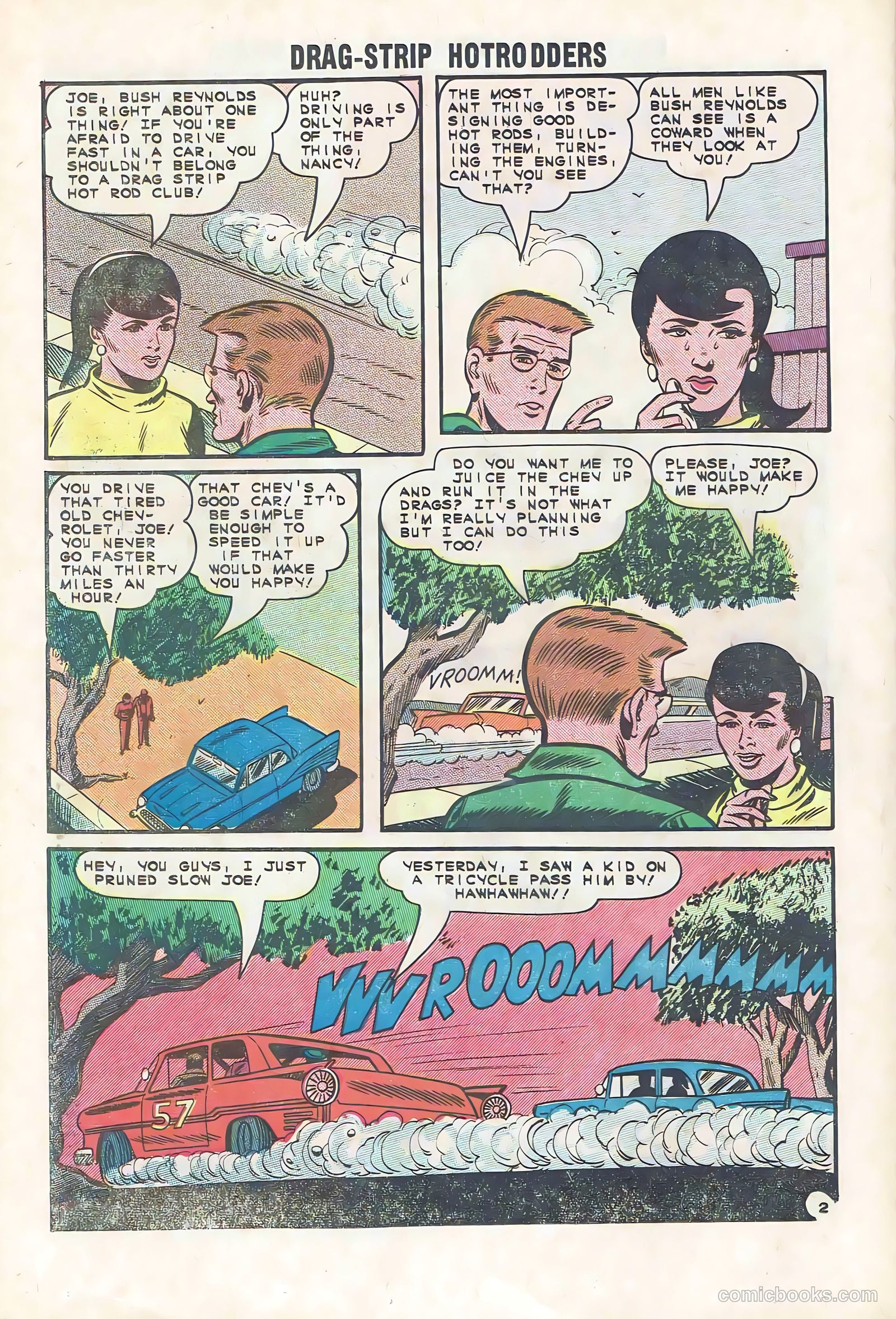 Dragstrip Hotrodders [Drag-Strip Hotrodders] #4 (1965) — page 26 of 36