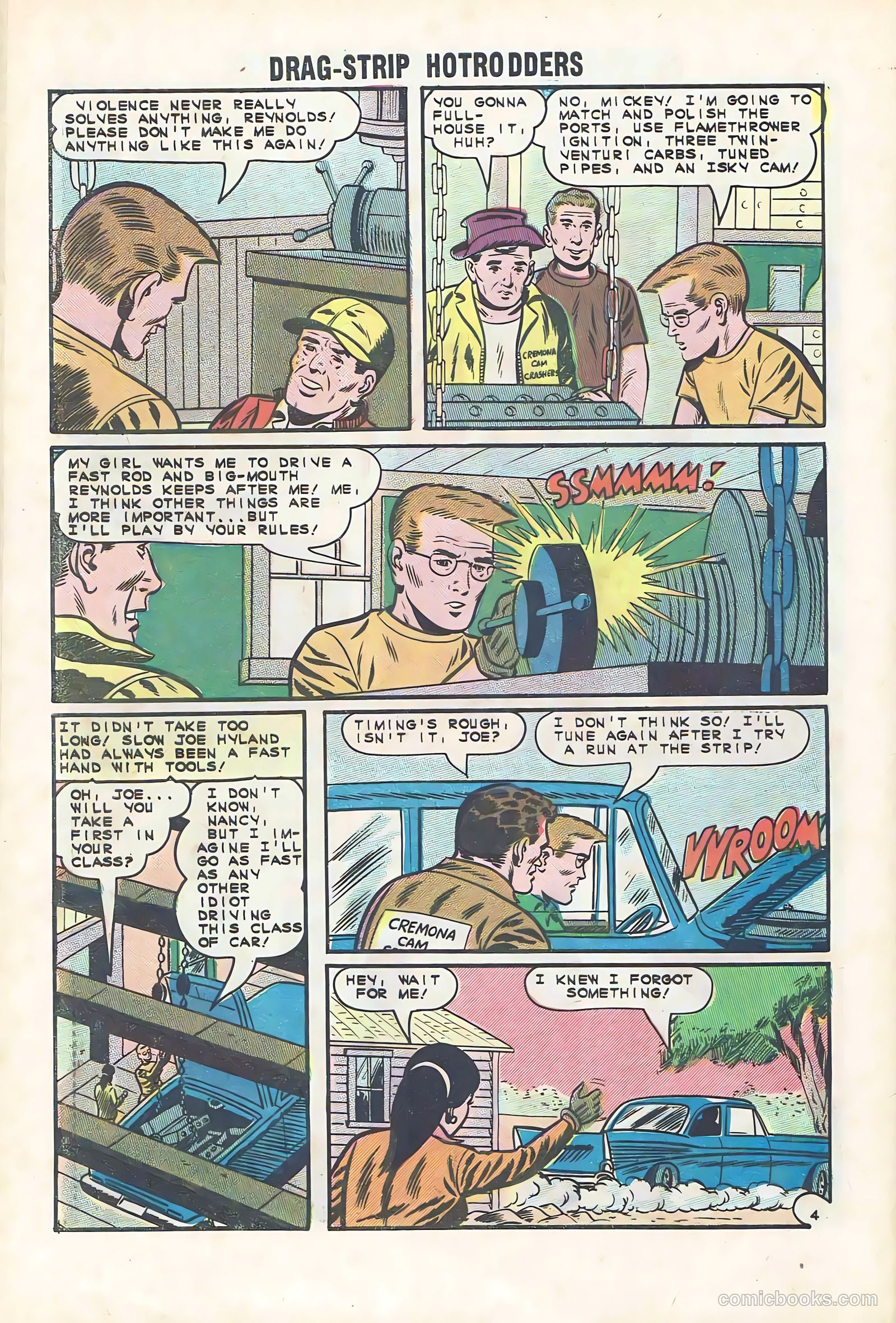 Dragstrip Hotrodders [Drag-Strip Hotrodders] #4 (1965) — page 28 of 36