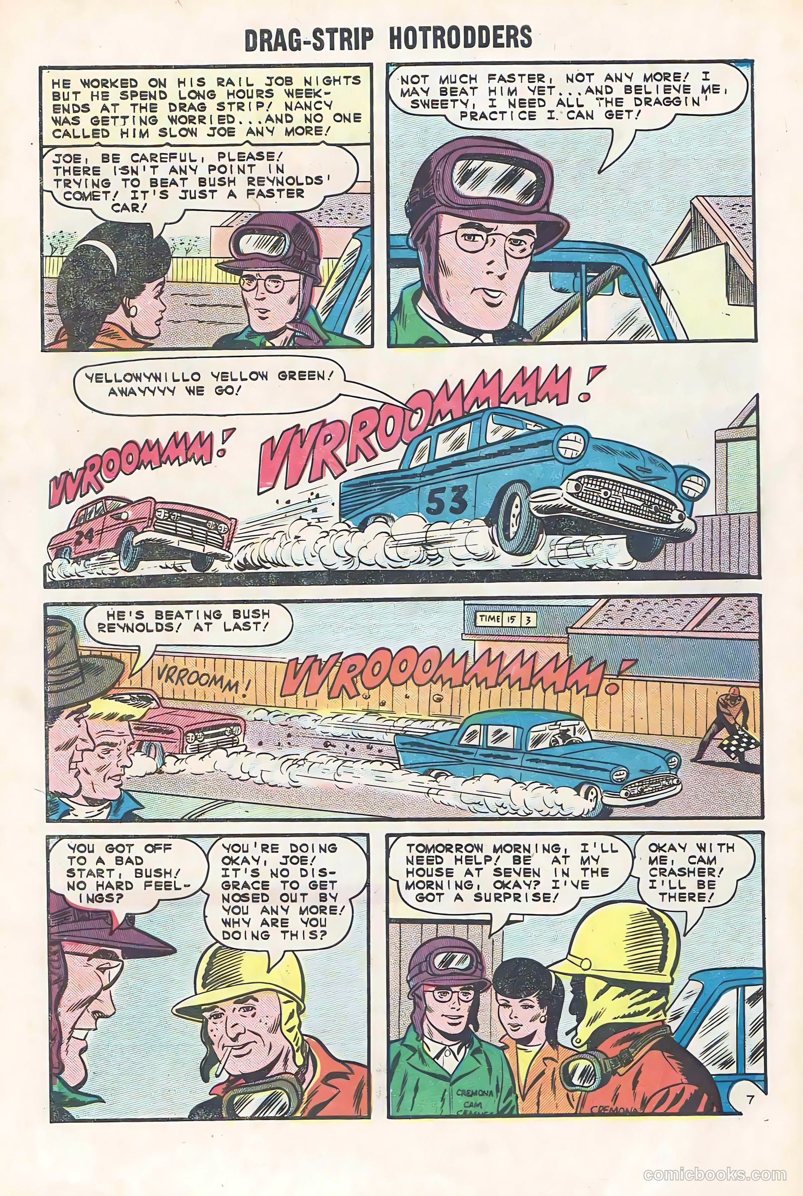 Dragstrip Hotrodders [Drag-Strip Hotrodders] #4 (1965) — page 32 of 36