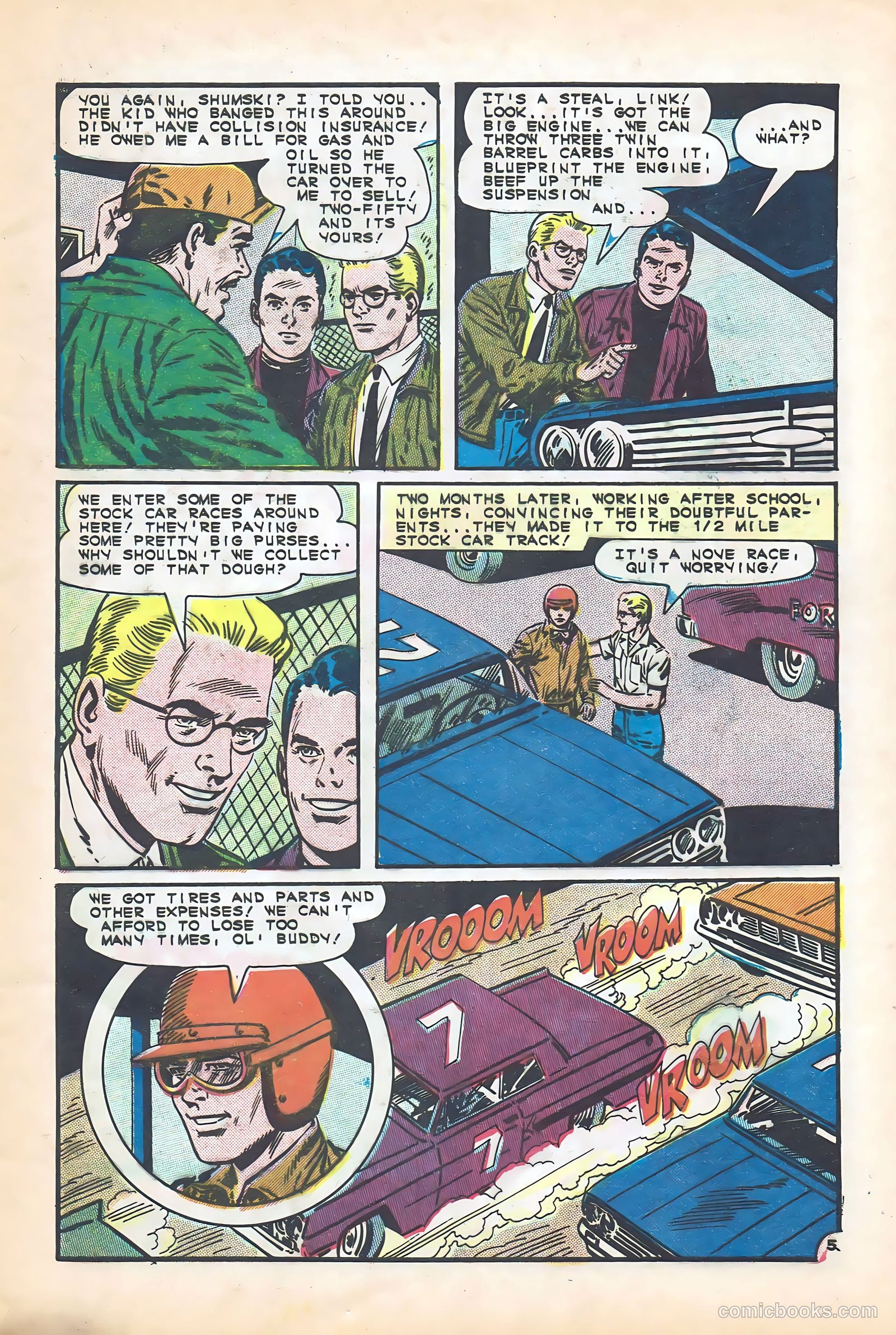 Dragstrip Hotrodders [Drag-Strip Hotrodders] #6 (1965) — page 9 of 36