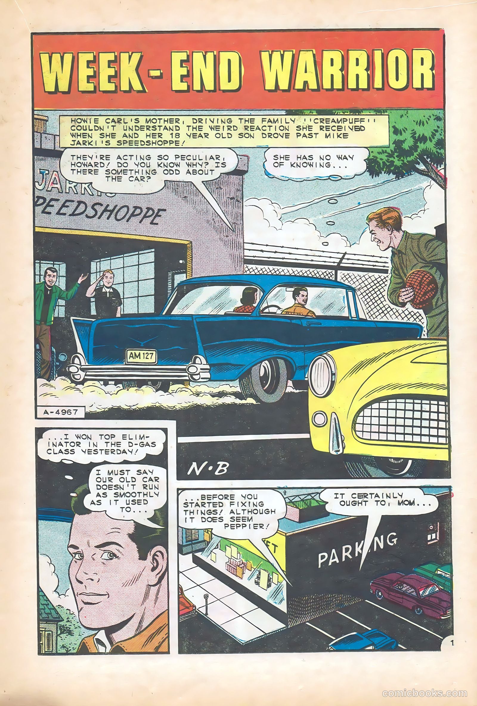 Dragstrip Hotrodders [Drag-Strip Hotrodders] #6 (1965) — page 15 of 36