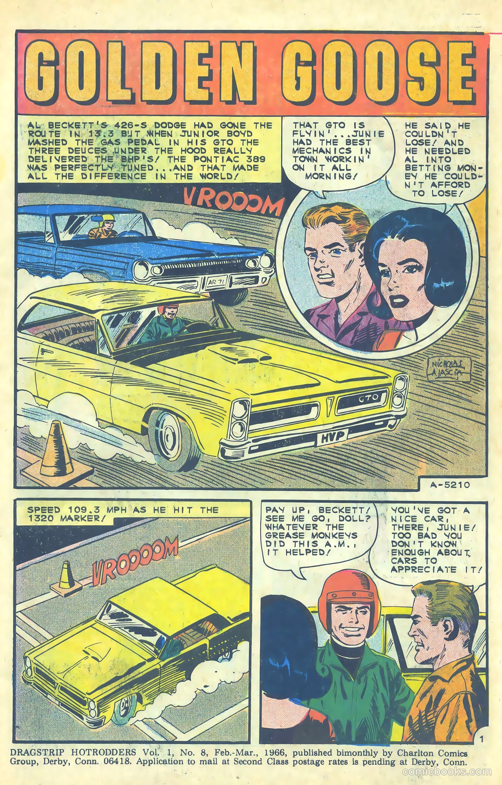 Dragstrip Hotrodders [Drag-Strip Hotrodders] #8 (1966) — page 3 of 36