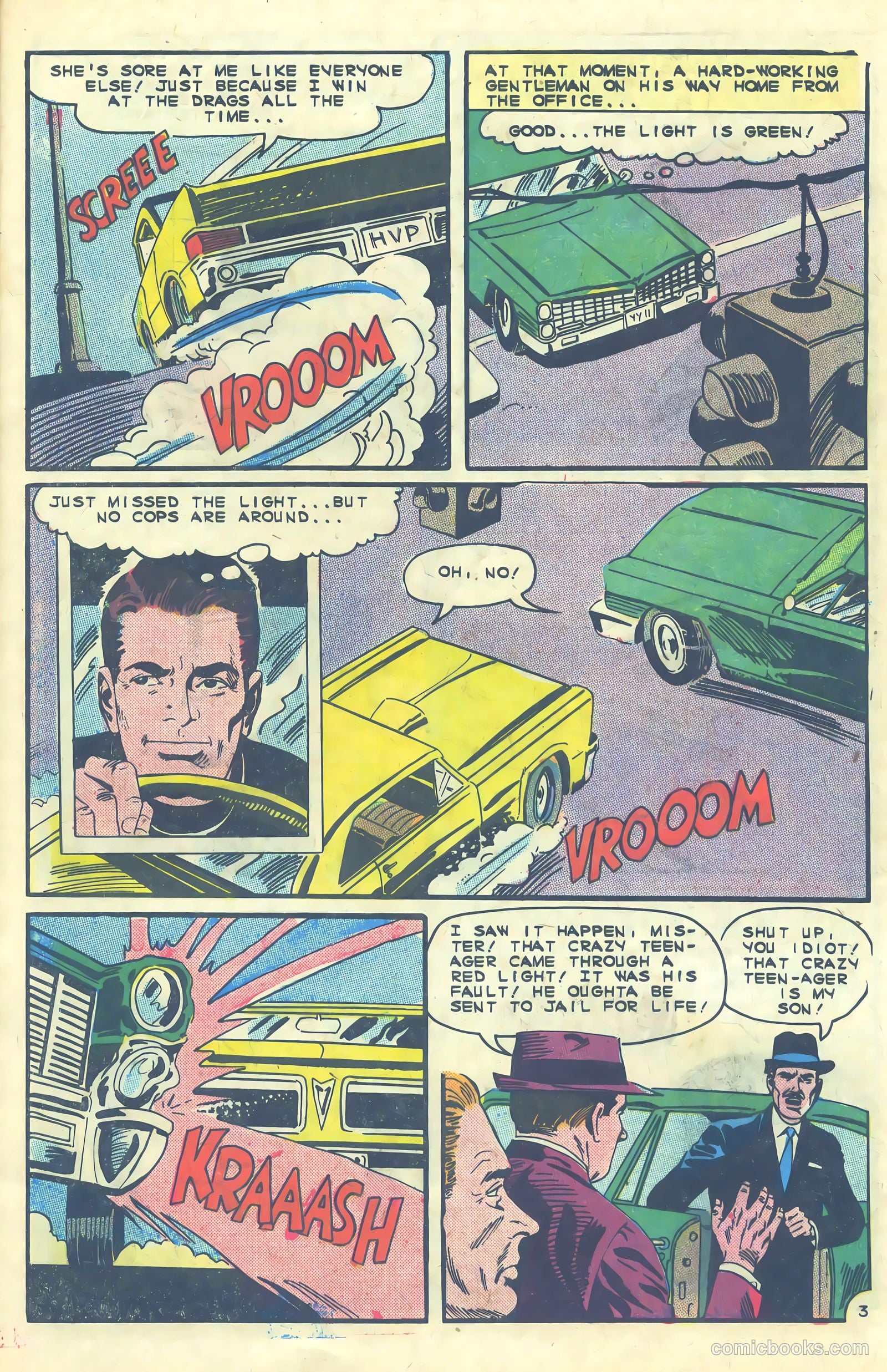 Dragstrip Hotrodders [Drag-Strip Hotrodders] #8 (1966) — page 5 of 36