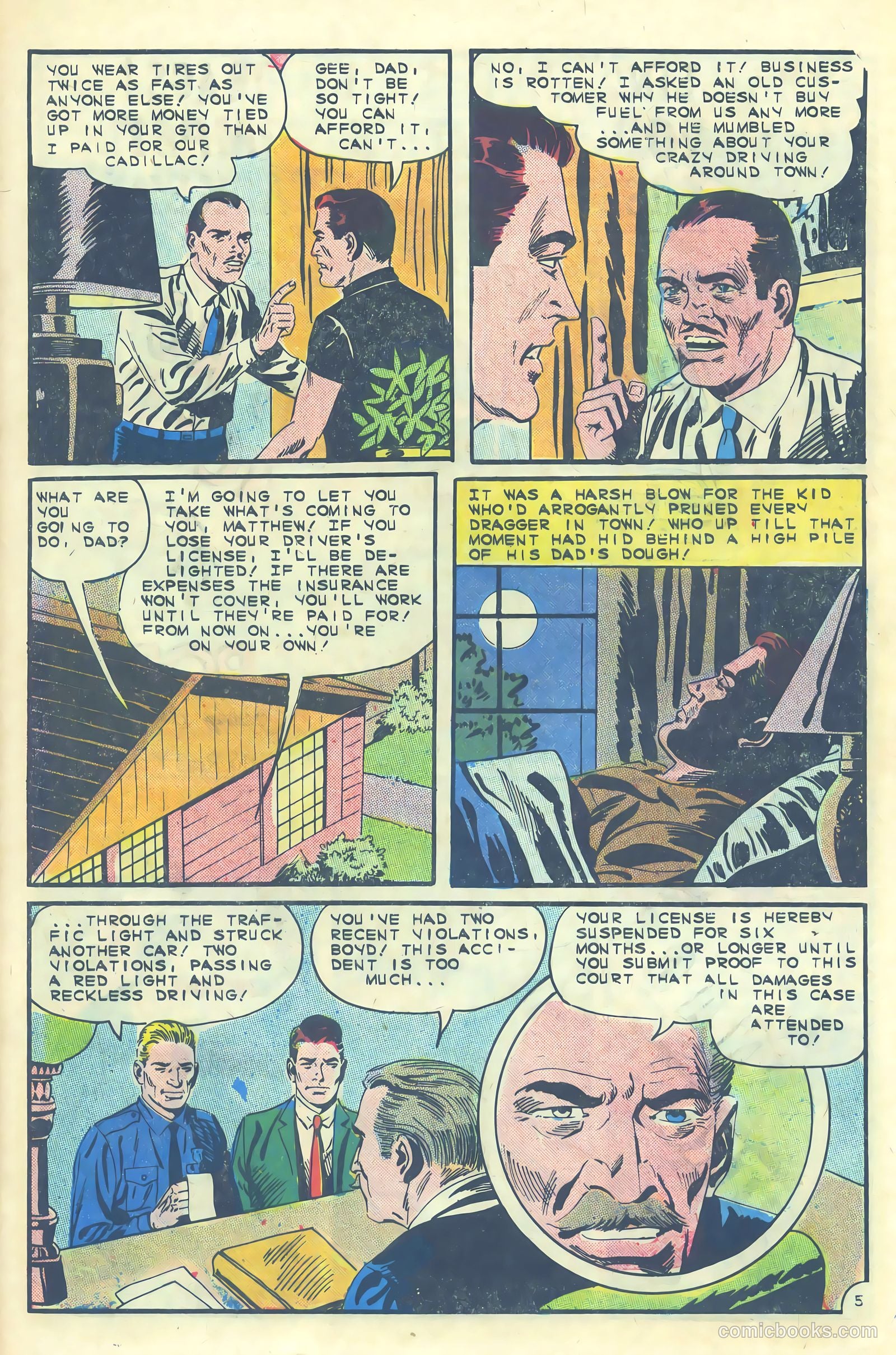 Dragstrip Hotrodders [Drag-Strip Hotrodders] #8 (1966) — page 9 of 36