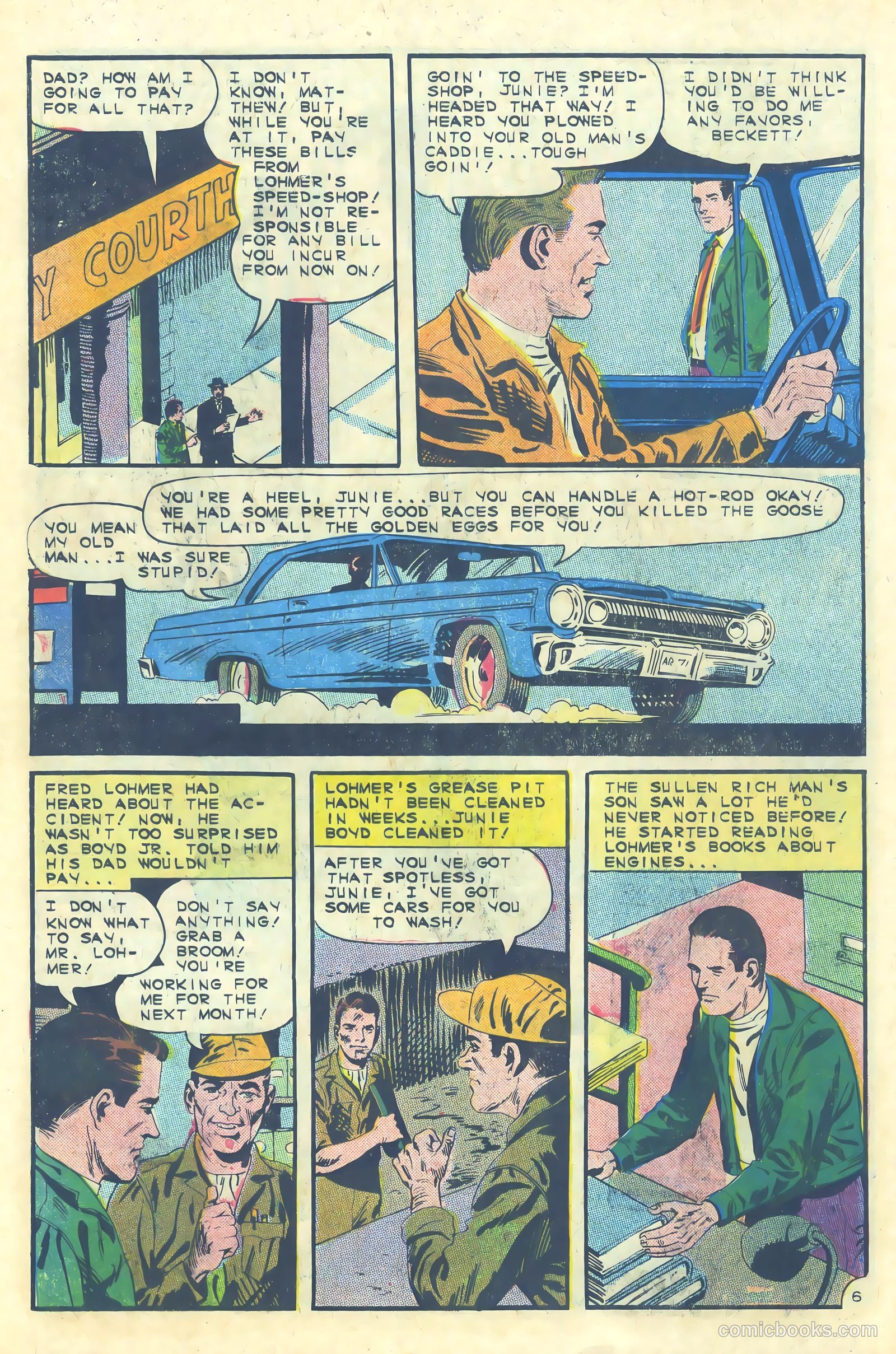 Dragstrip Hotrodders [Drag-Strip Hotrodders] #8 (1966) — page 10 of 36