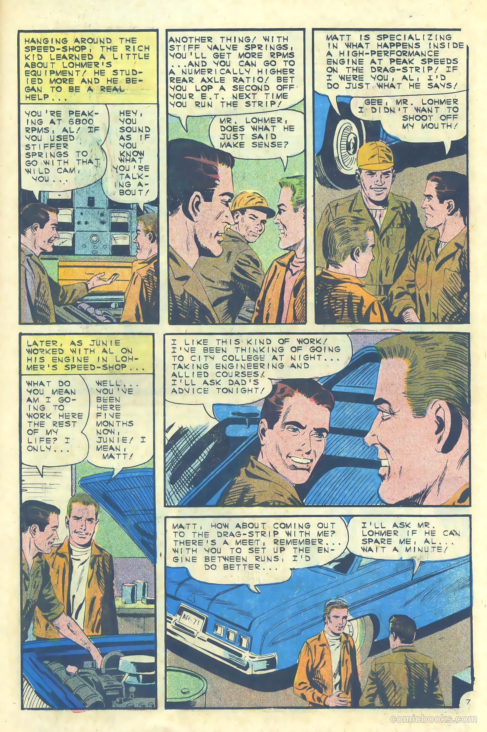 Dragstrip Hotrodders [Drag-Strip Hotrodders] #8 (1966) — page 11 of 36