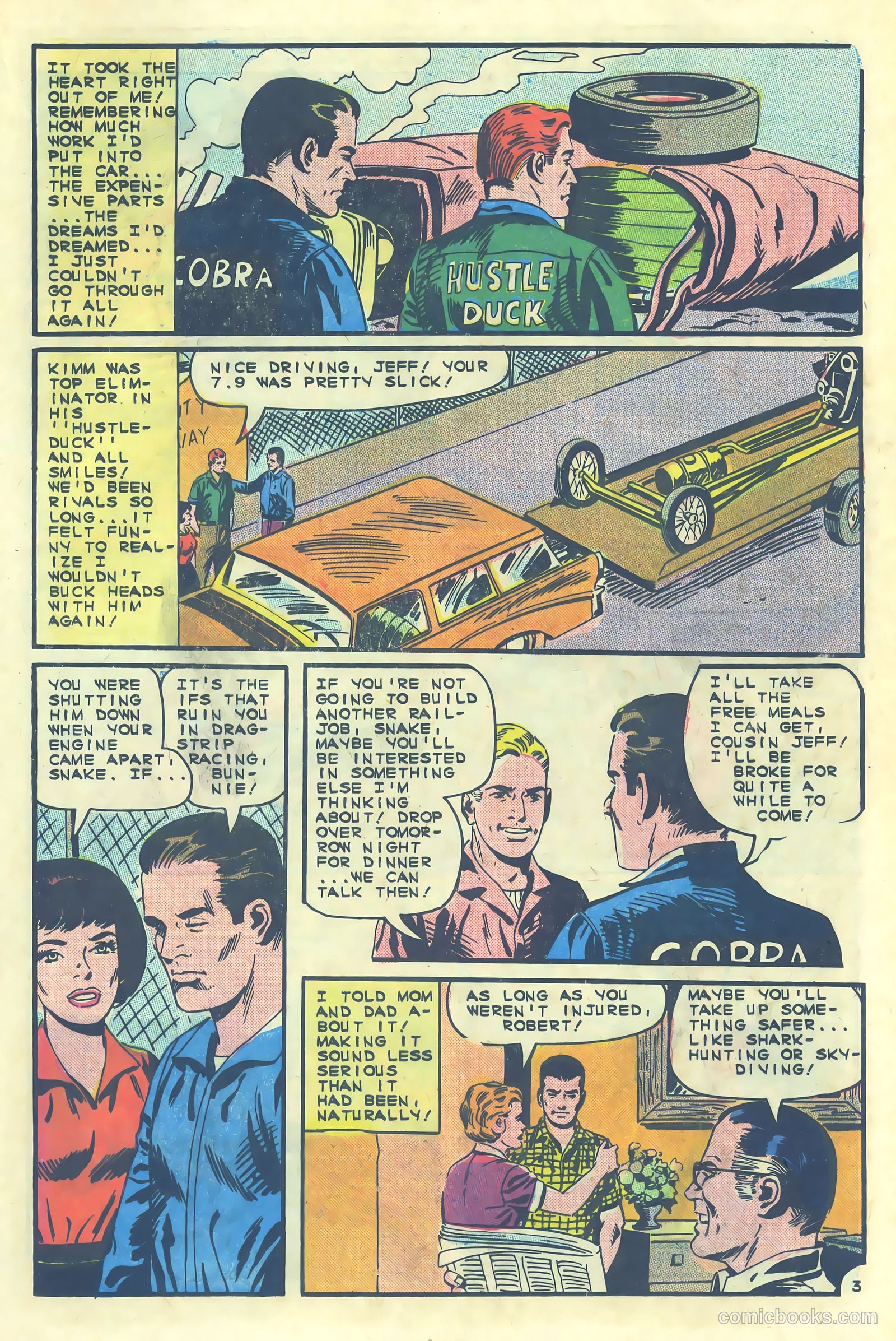 Dragstrip Hotrodders [Drag-Strip Hotrodders] #8 (1966) — page 17 of 36