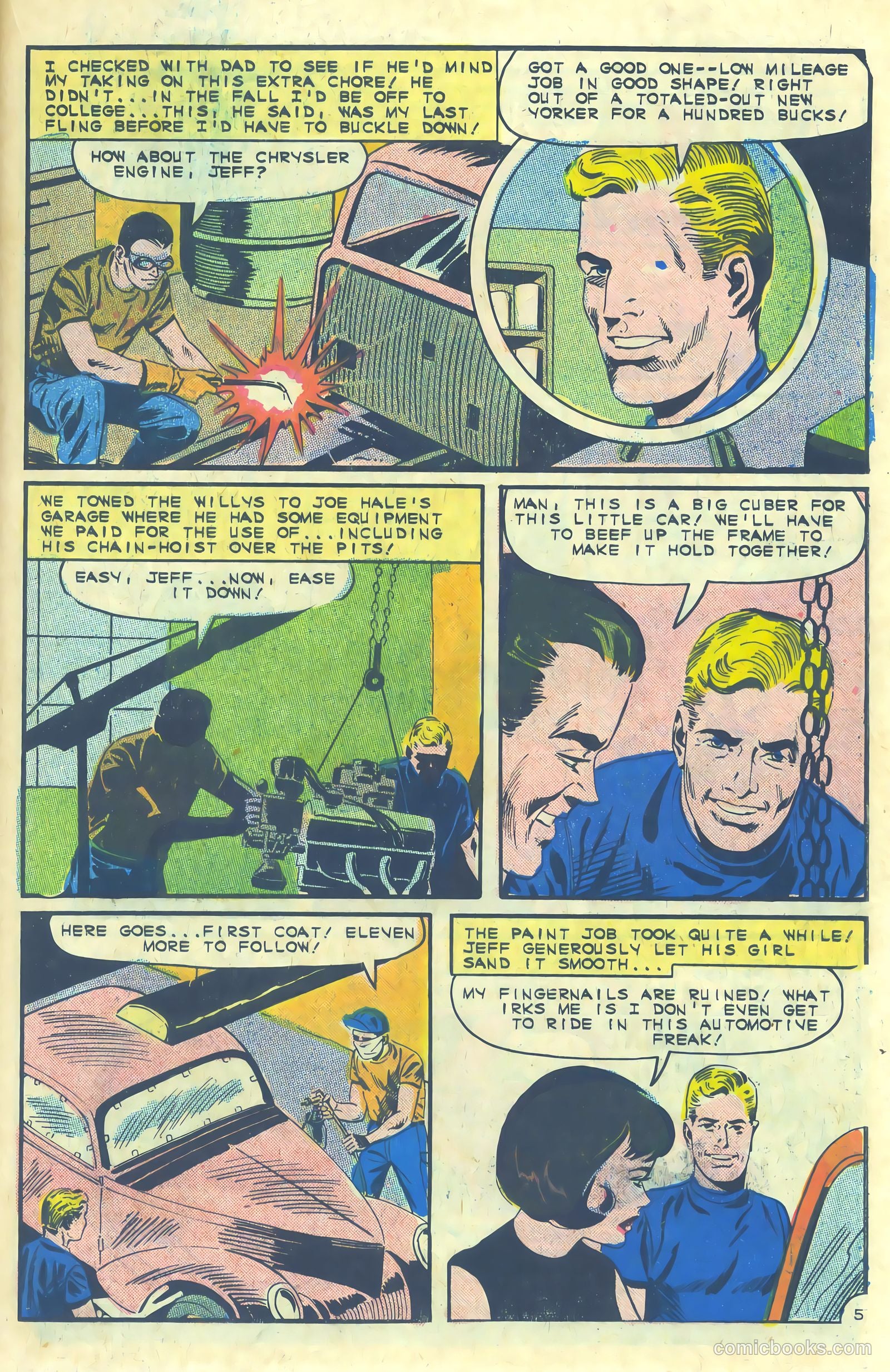 Dragstrip Hotrodders [Drag-Strip Hotrodders] #8 (1966) — page 19 of 36