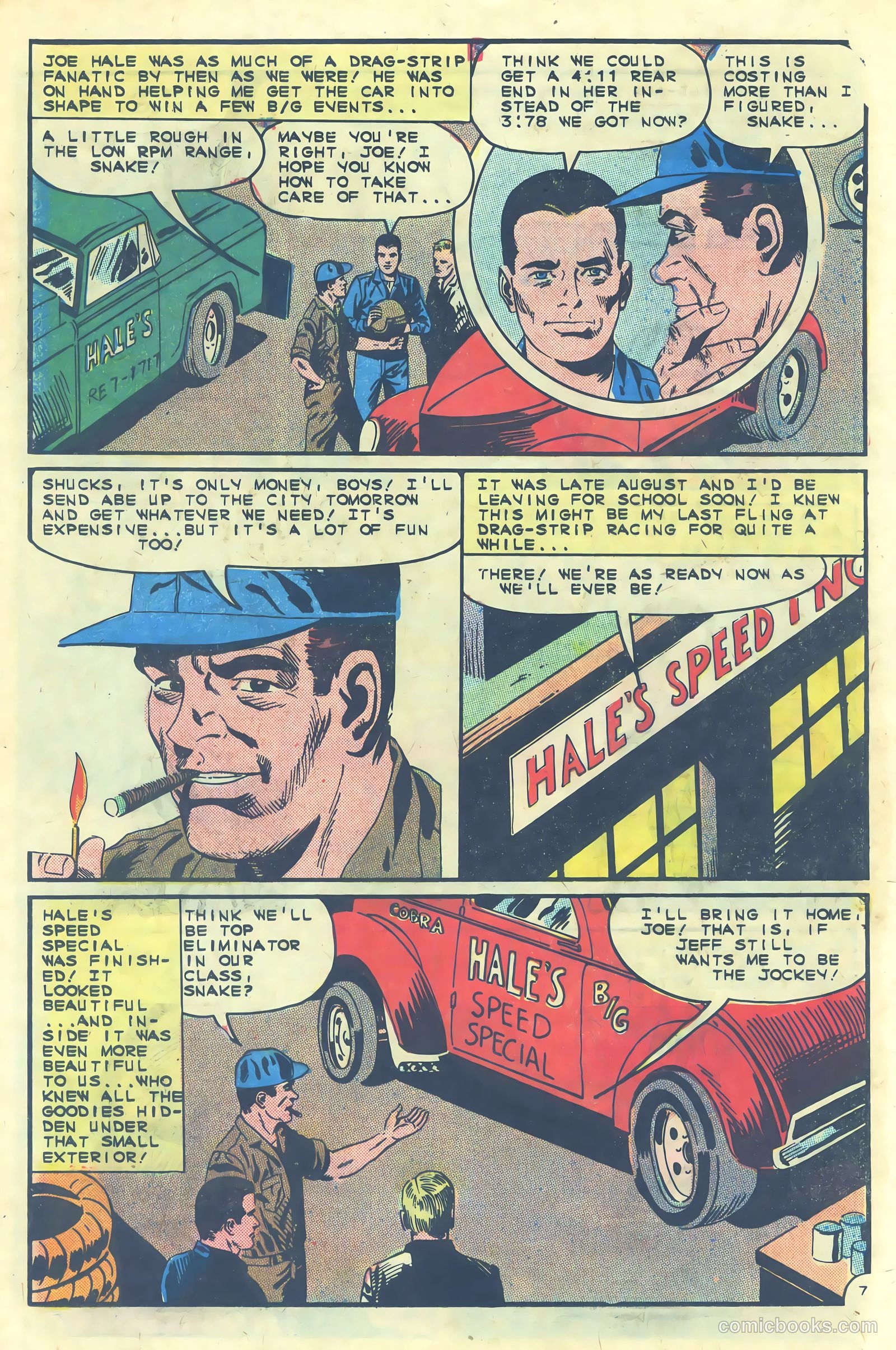 Dragstrip Hotrodders [Drag-Strip Hotrodders] #8 (1966) — page 21 of 36