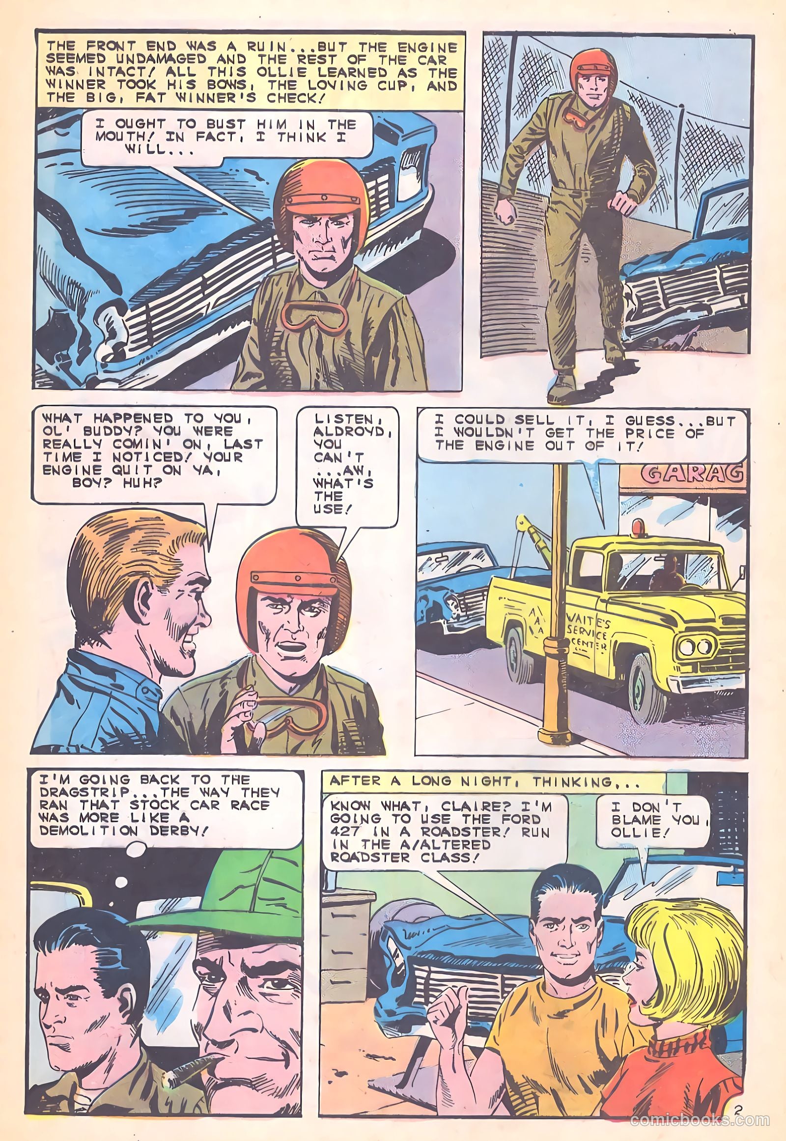 Dragstrip Hotrodders [Drag-Strip Hotrodders] #9 (1966) — page 4 of 36