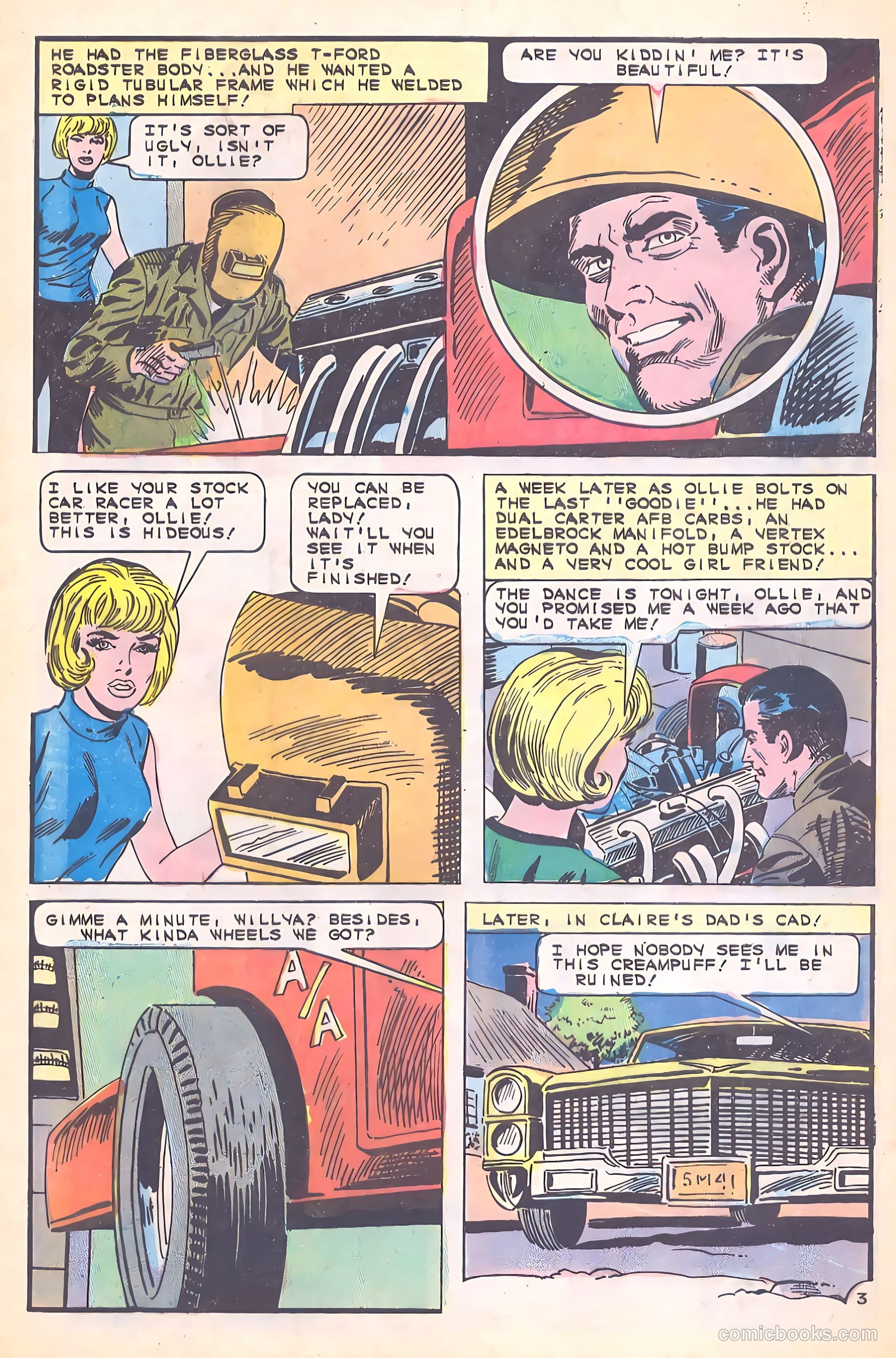 Dragstrip Hotrodders [Drag-Strip Hotrodders] #9 (1966) — page 5 of 36