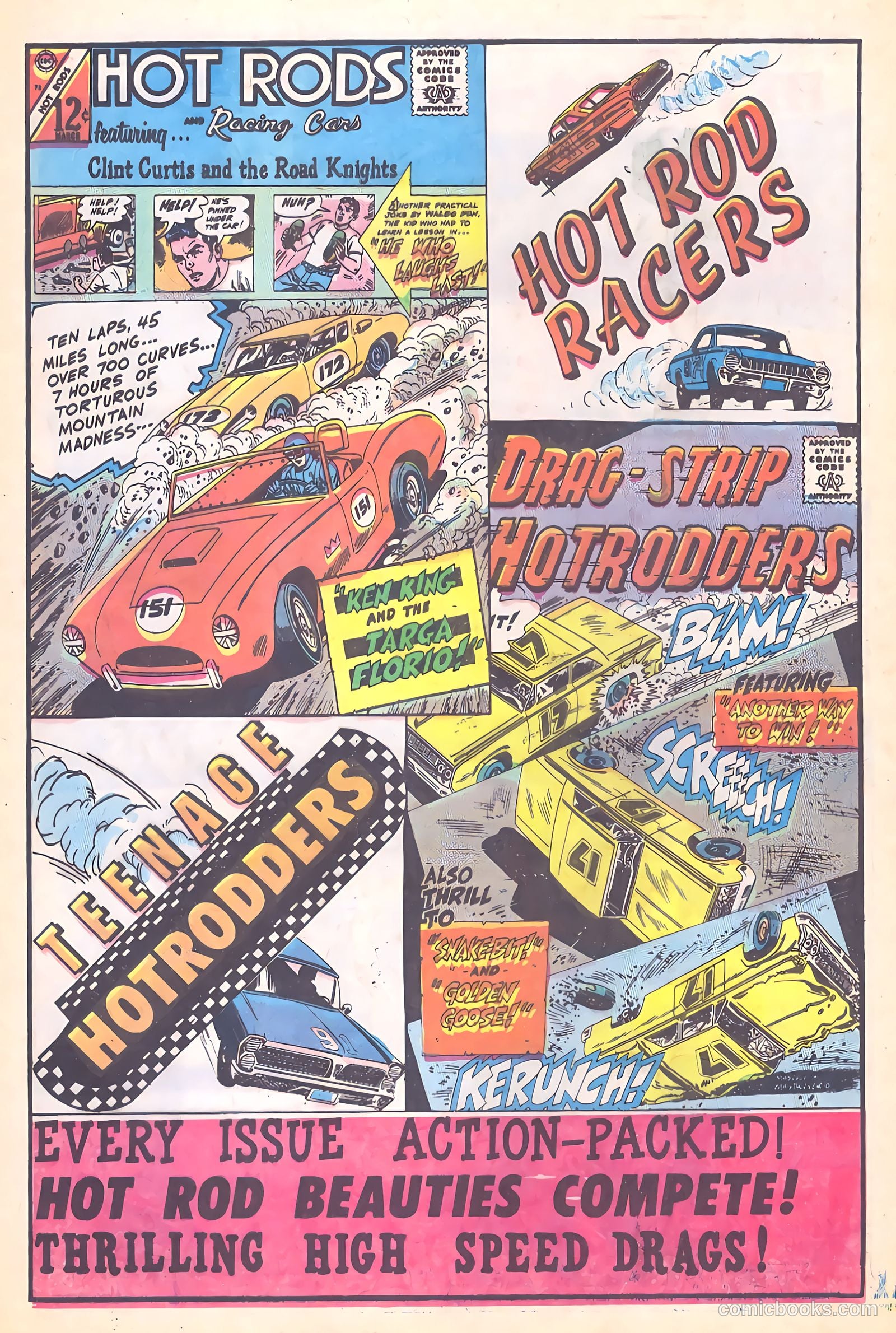 Dragstrip Hotrodders [Drag-Strip Hotrodders] #9 (1966) — page 8 of 36