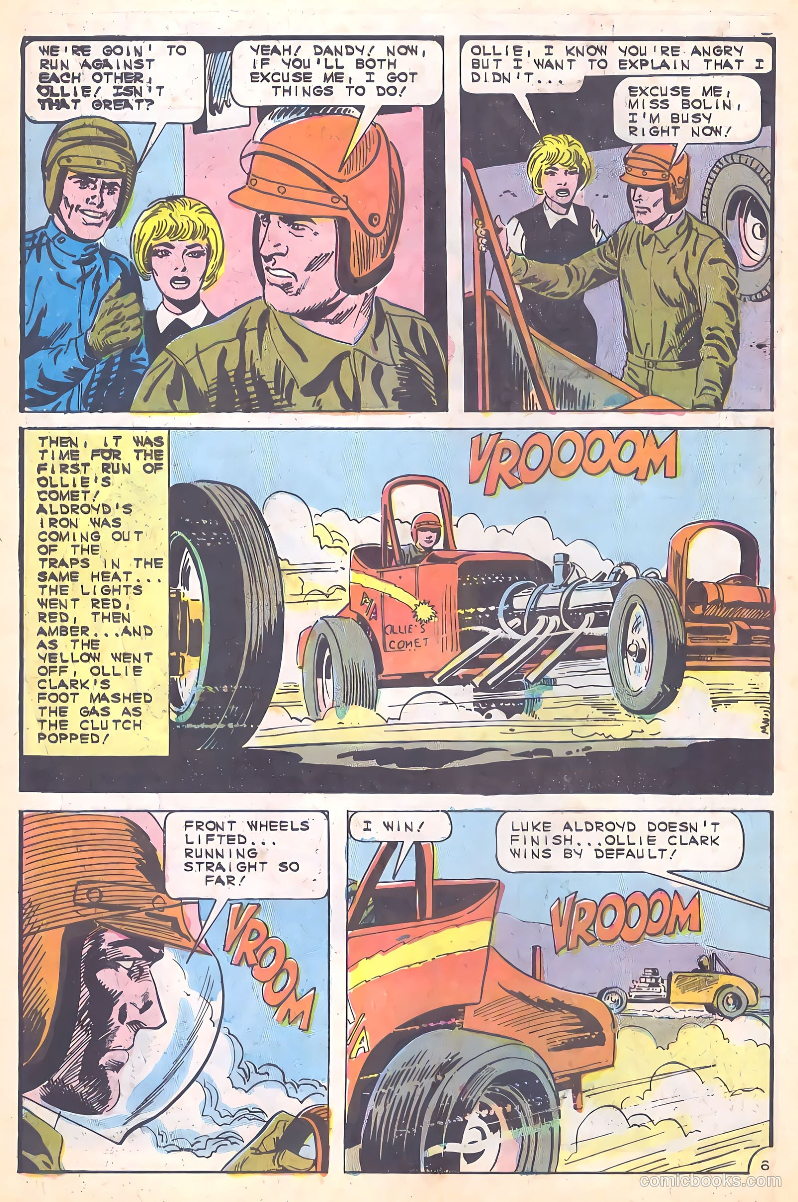 Dragstrip Hotrodders [Drag-Strip Hotrodders] #9 (1966) — page 10 of 36