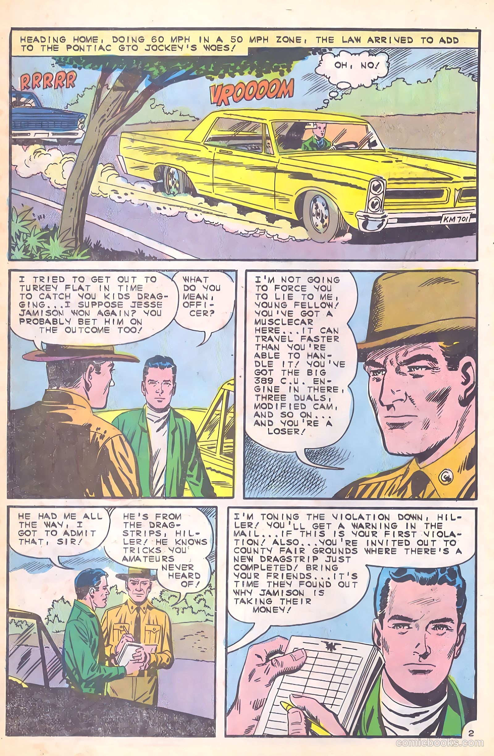 Dragstrip Hotrodders [Drag-Strip Hotrodders] #9 (1966) — page 26 of 36
