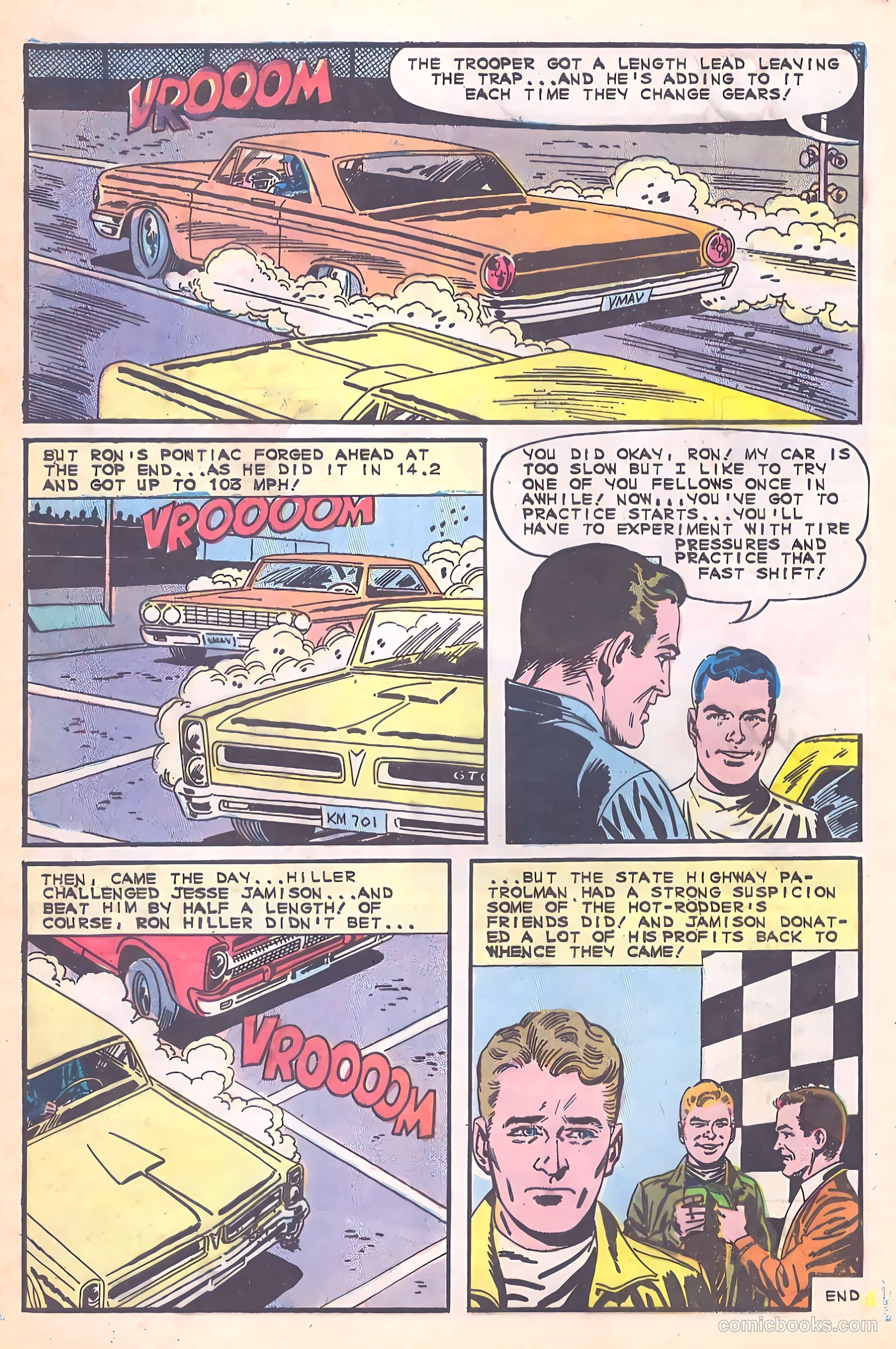 Dragstrip Hotrodders [Drag-Strip Hotrodders] #9 (1966) — page 28 of 36