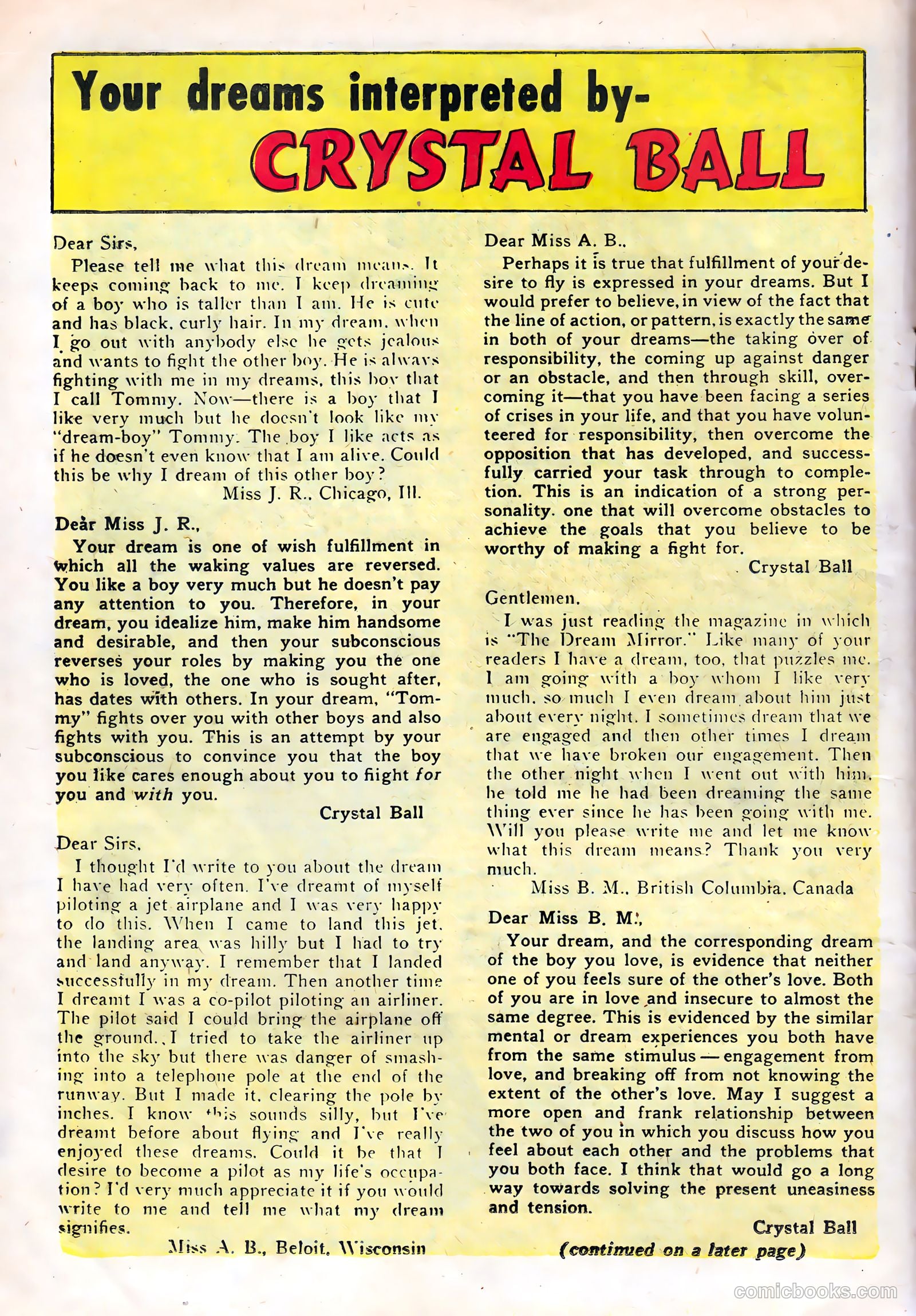 Dream Book of Love #3 (1954) — page 18 of 36