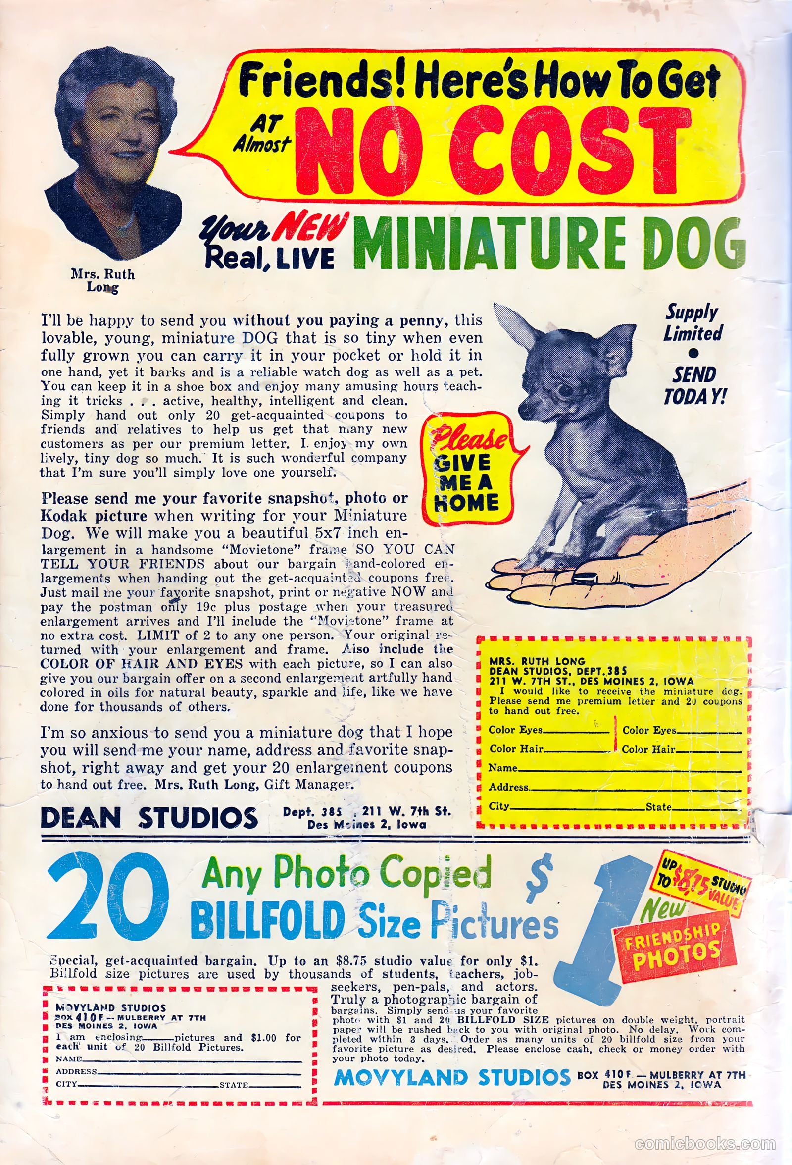 Dream Book of Love #3 (1954) — page 36 of 36
