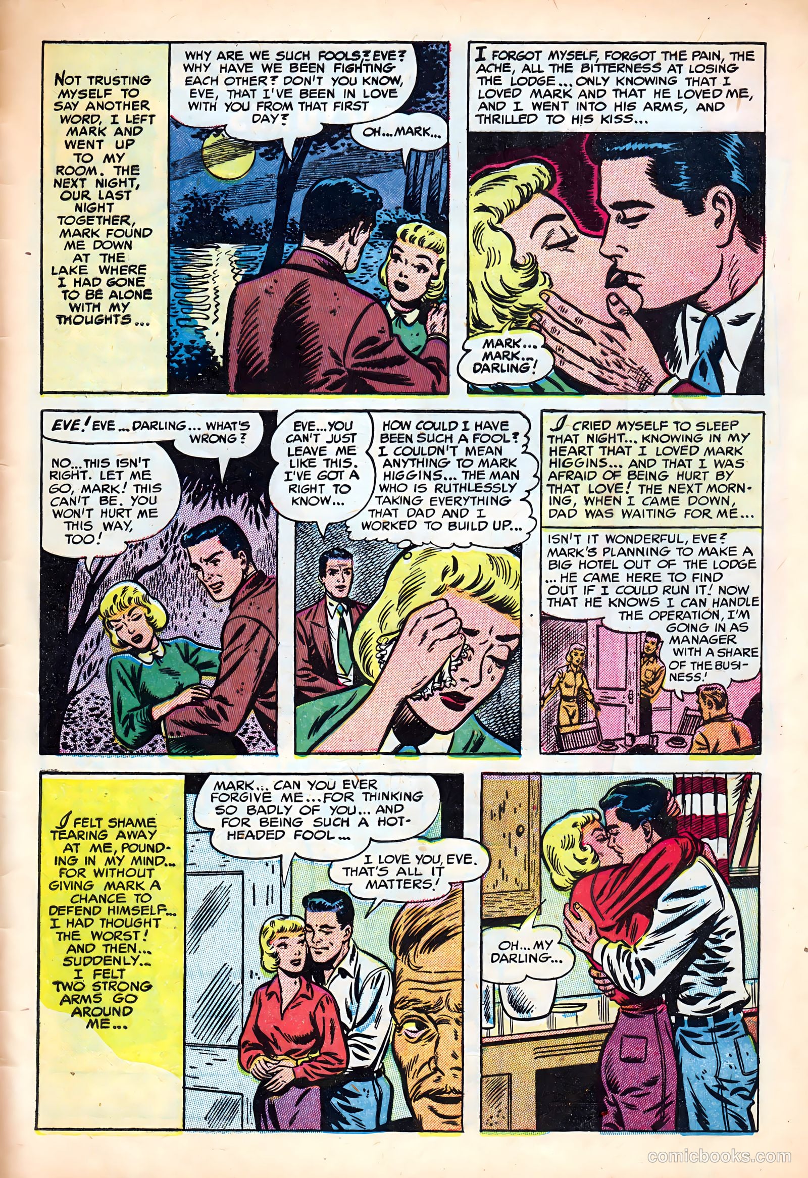 Dream Book of Romance #7 (1954) — page 33 of 36