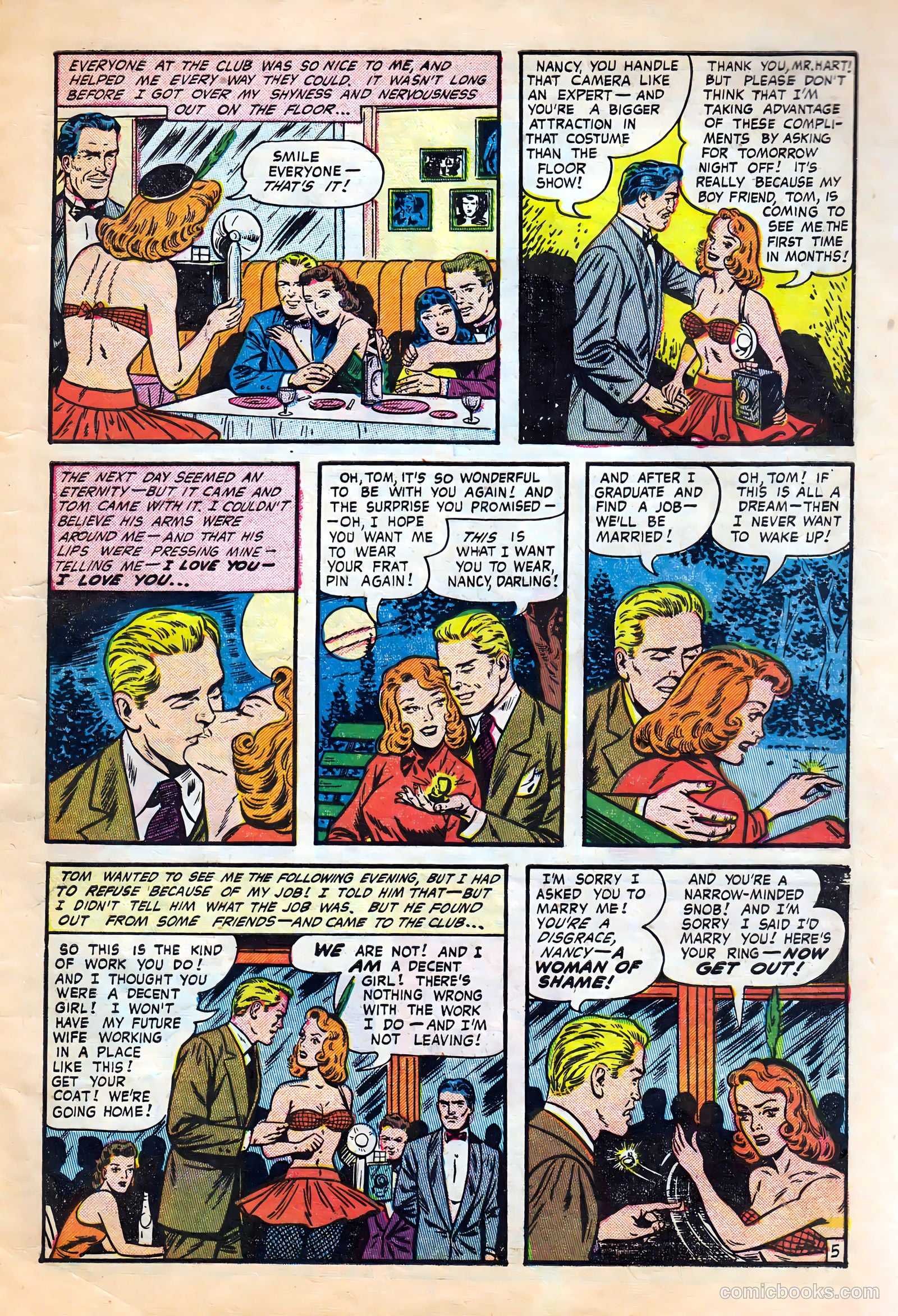 Dream Book of Romance #8 (1954) — page 7 of 36