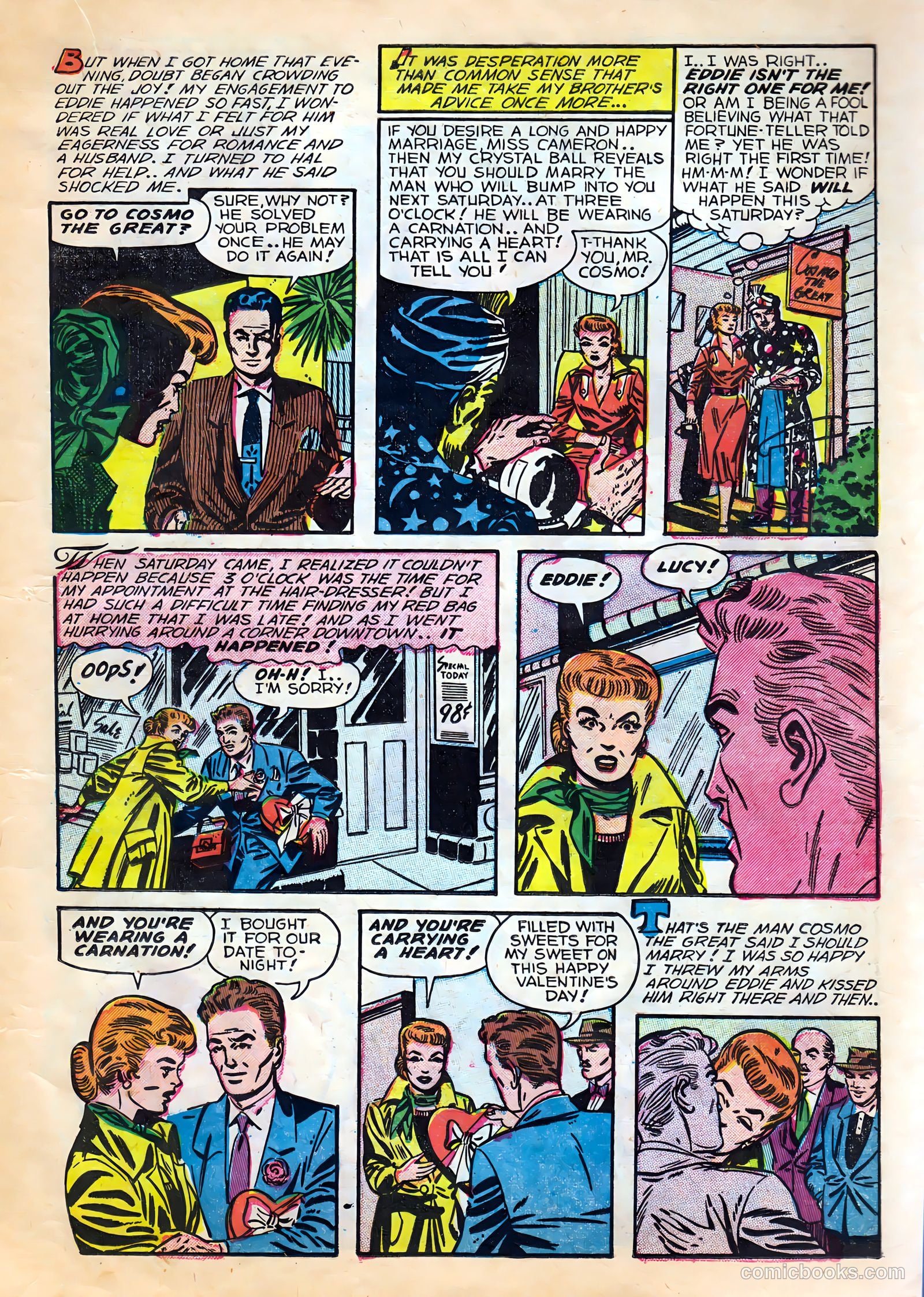 Dream Book of Romance #8 (1954) — page 15 of 36