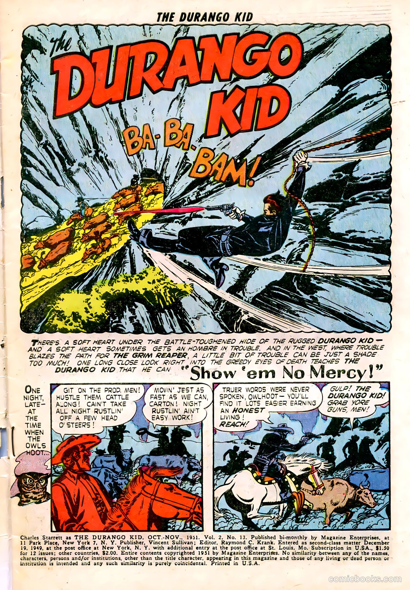 Durango Kid #13 (1951) — page 3 of 36