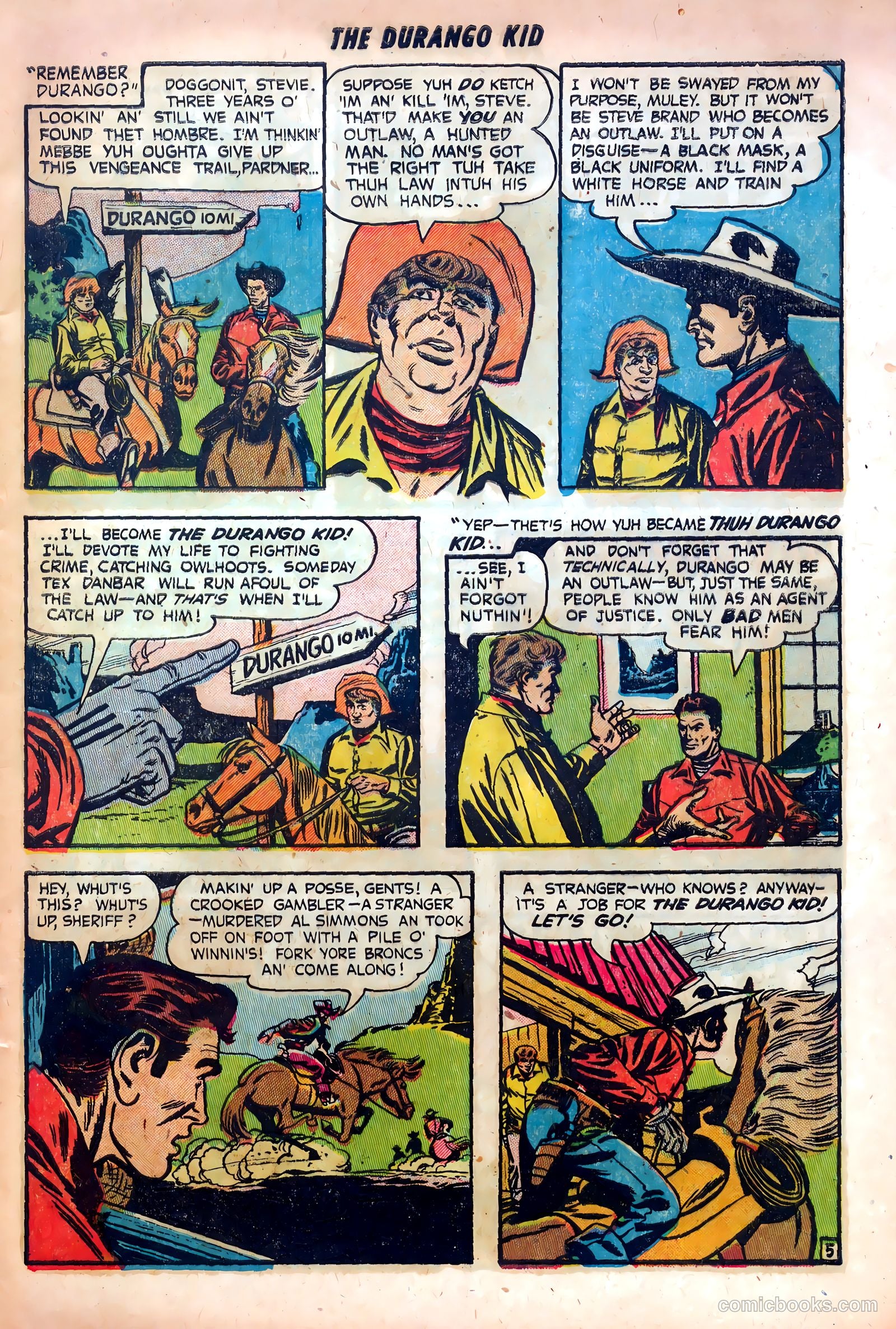 Durango Kid #17 (1952) — page 7 of 36