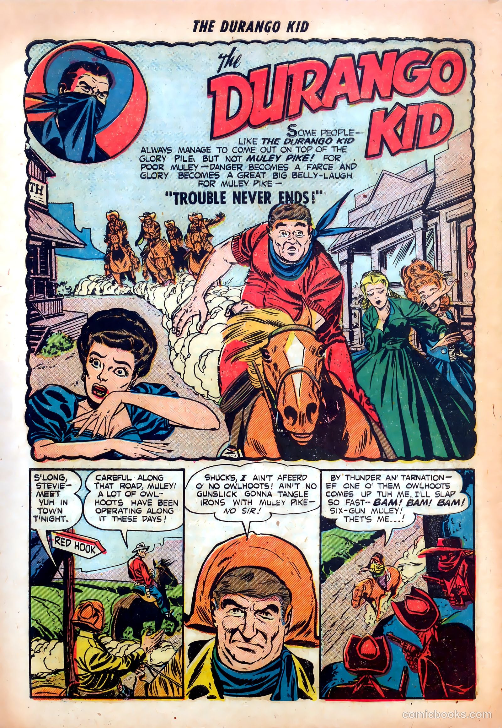 Durango Kid #17 (1952) — page 28 of 36