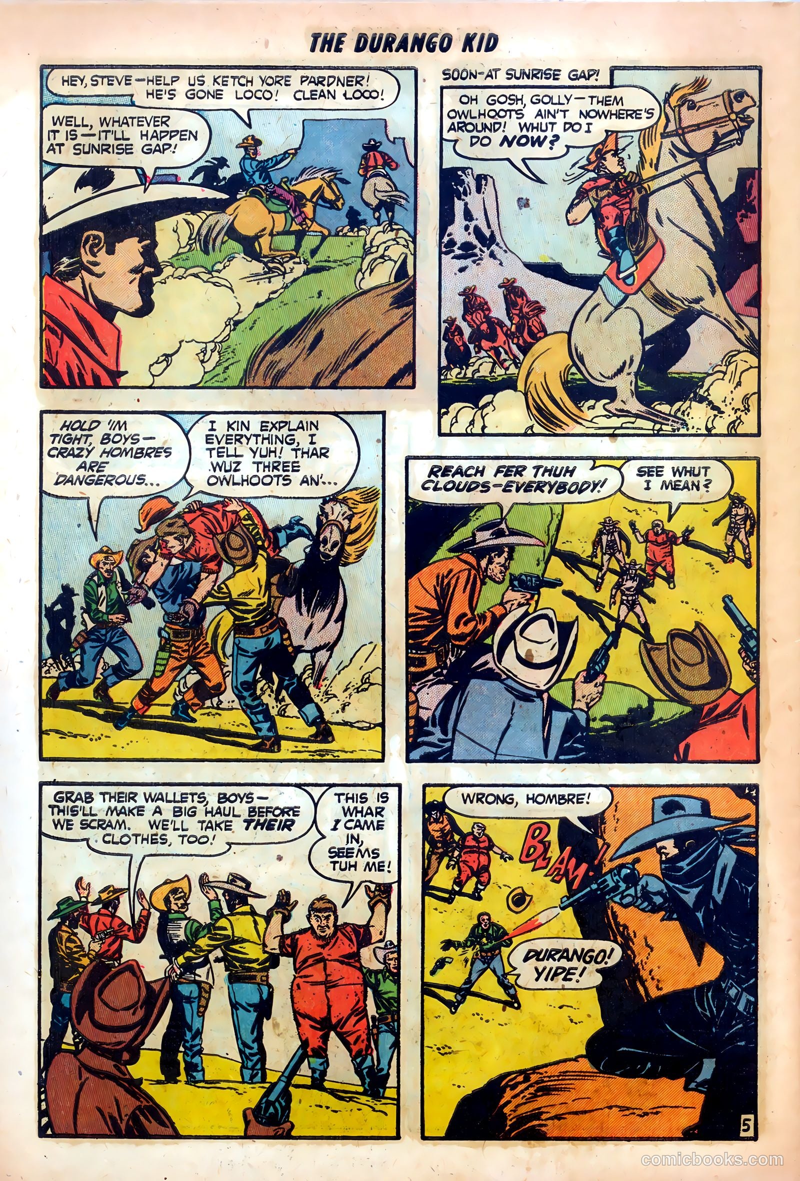 Durango Kid #17 (1952) — page 32 of 36