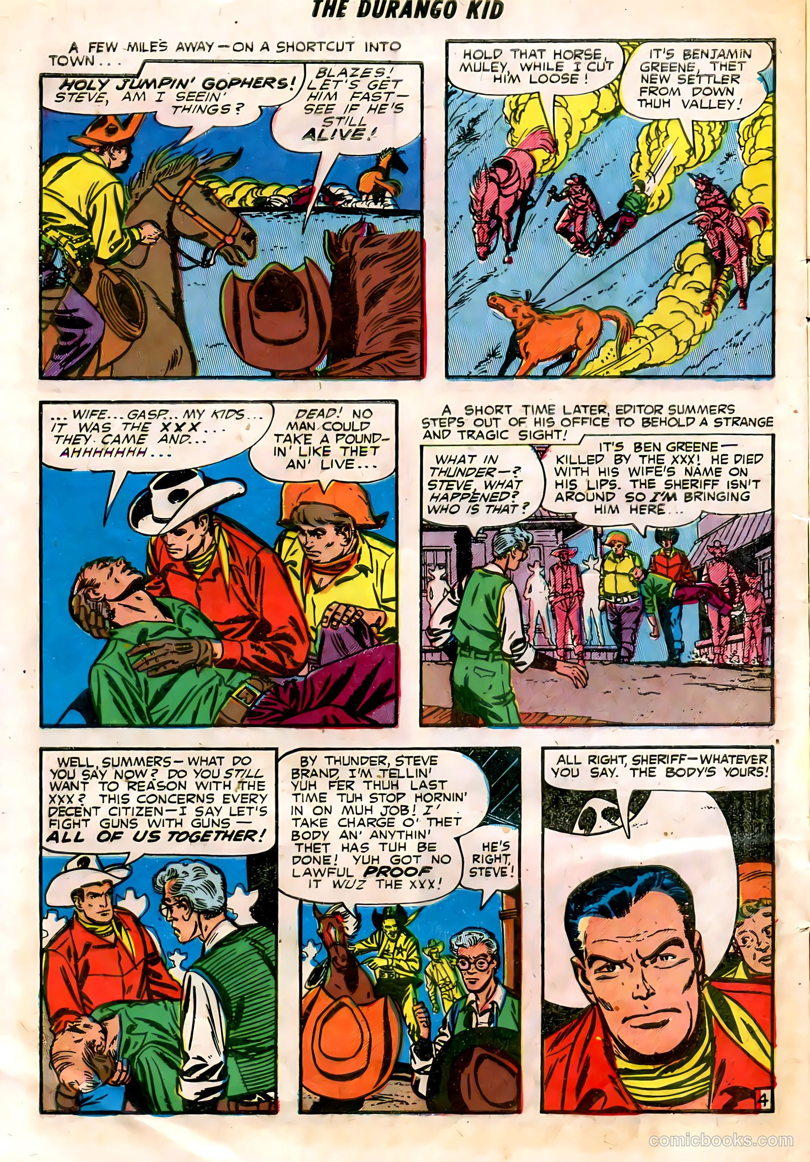 Durango Kid #18 (1952) — page 6 of 36