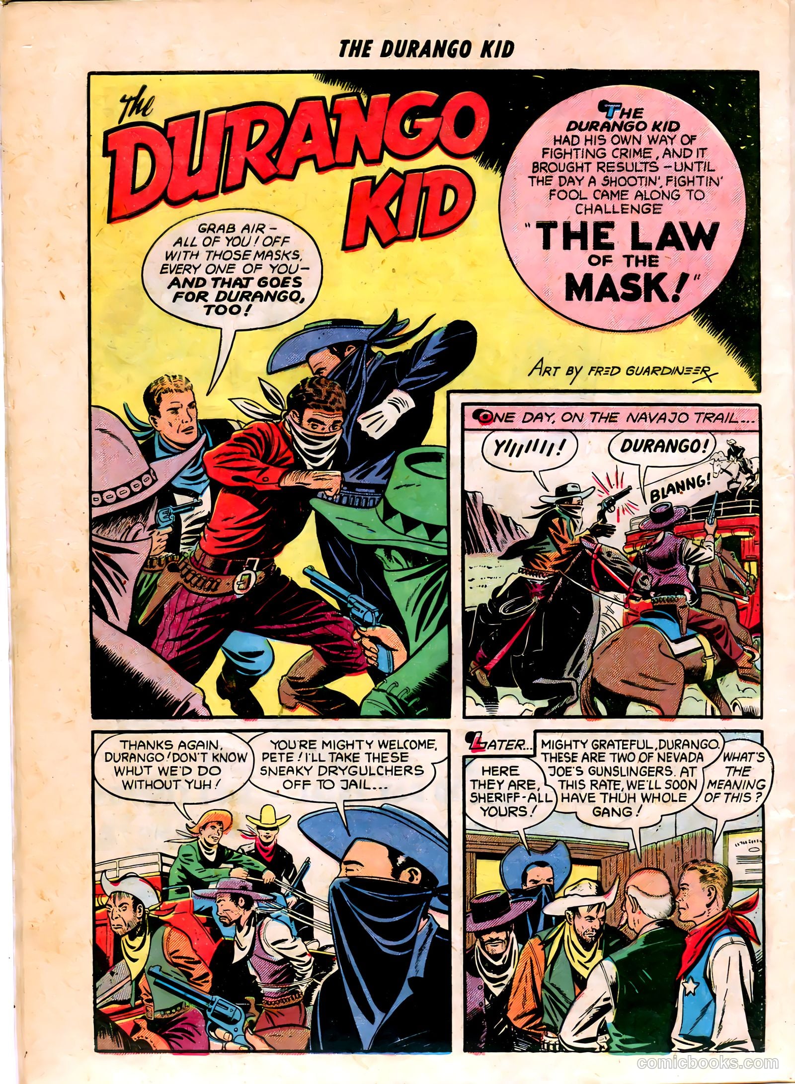 Durango Kid #22 (1953) — page 28 of 36