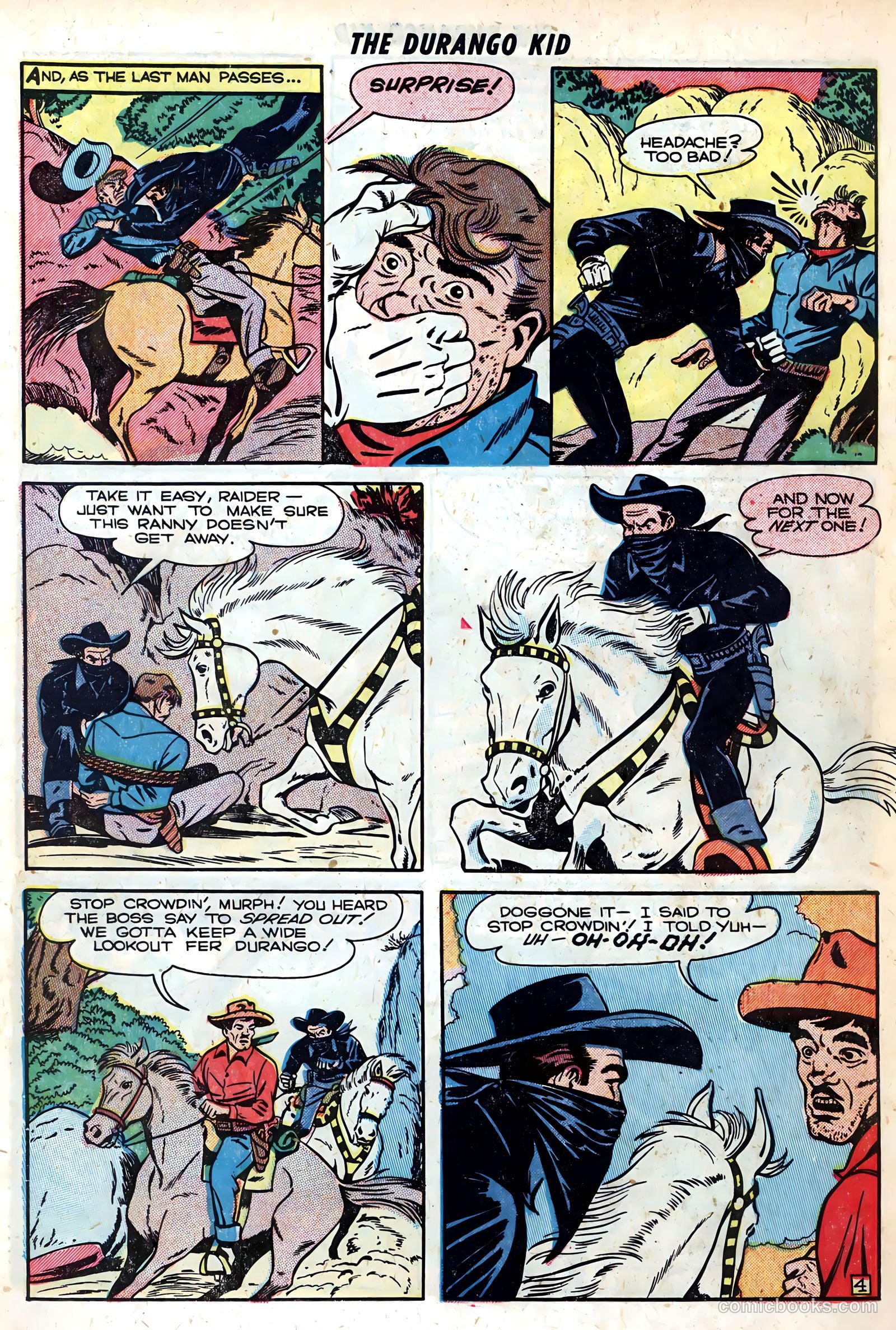 Durango Kid #4 (1950) — page 22 of 36