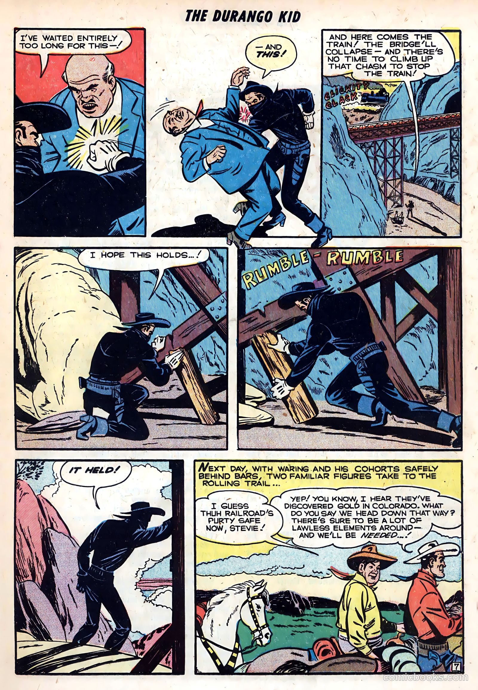 Durango Kid #4 (1950) — page 25 of 36