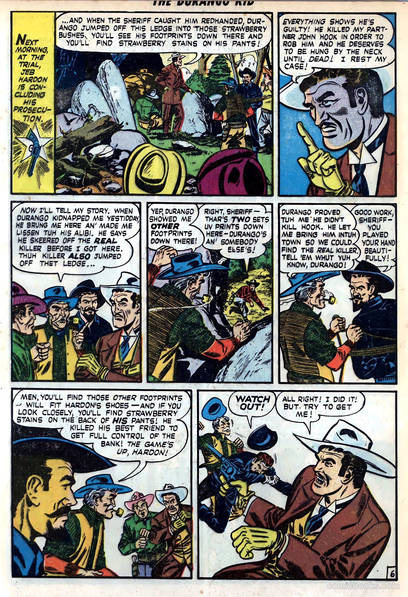 Durango Kid #5 (1950) — page 32 of 36