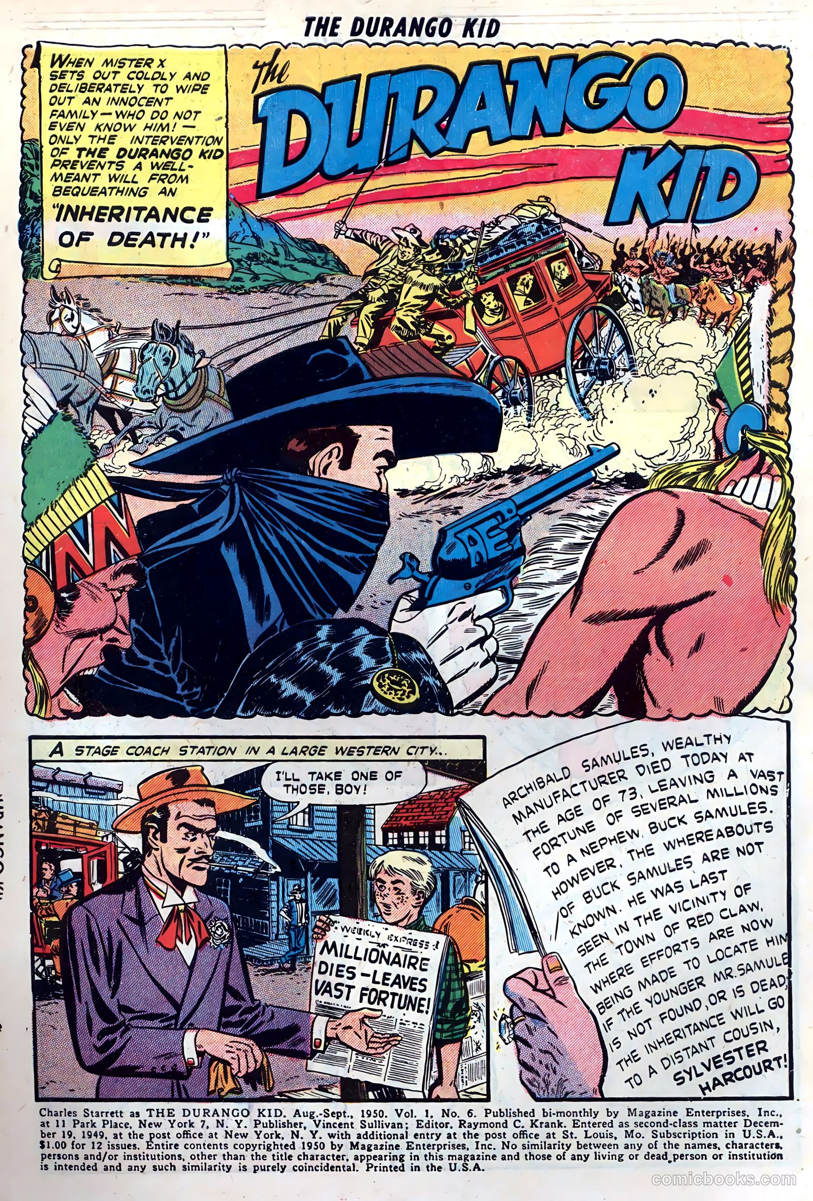 Durango Kid #6 (1950) — page 3 of 36