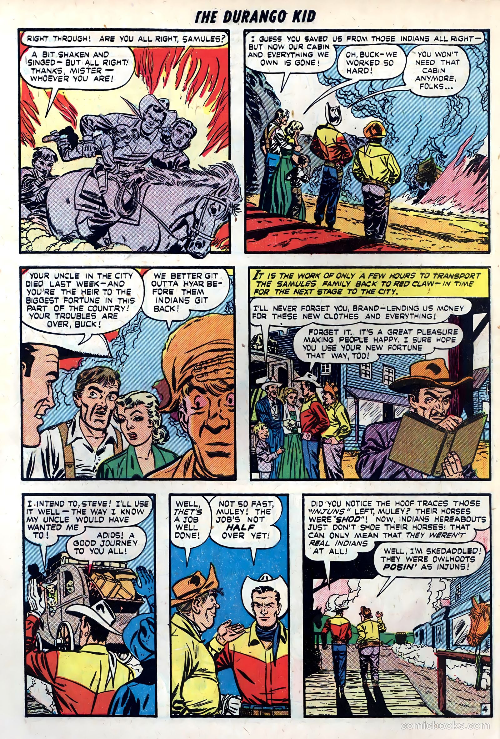 Durango Kid #6 (1950) — page 6 of 36