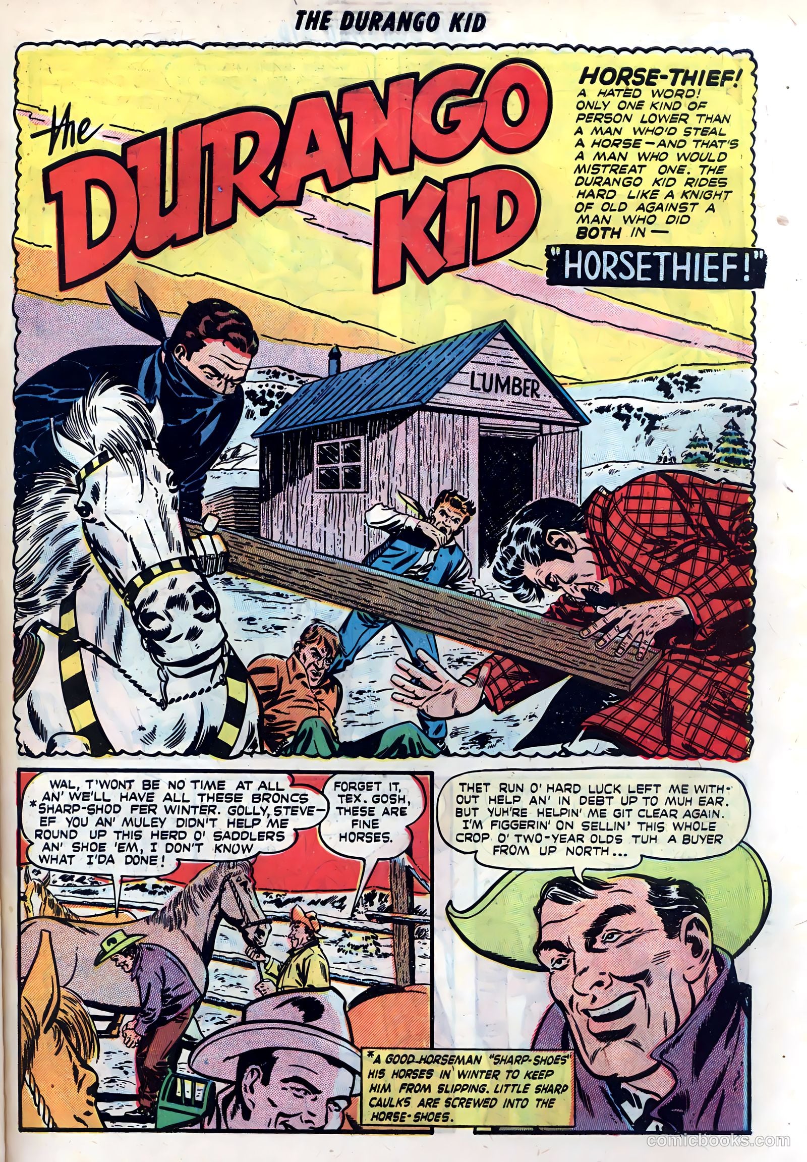 Durango Kid #6 (1950) — page 27 of 36