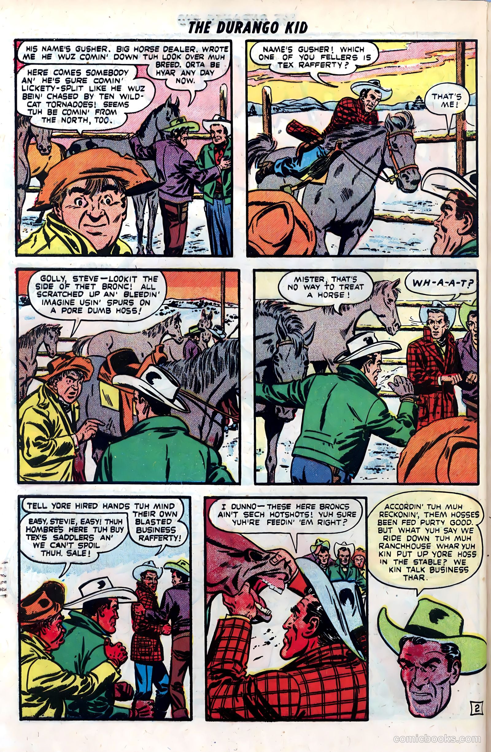 Durango Kid #6 (1950) — page 28 of 36