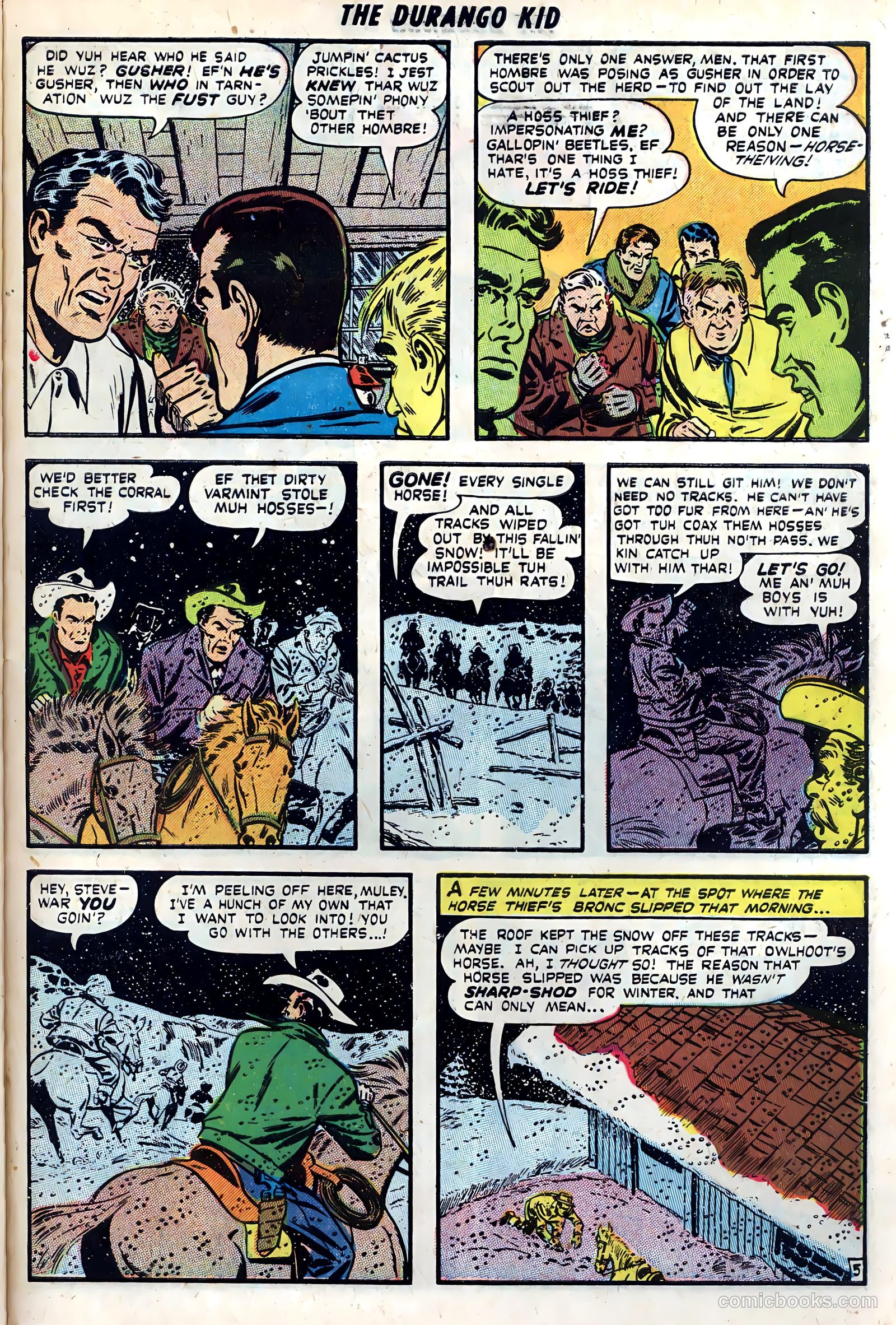 Durango Kid #6 (1950) — page 31 of 36
