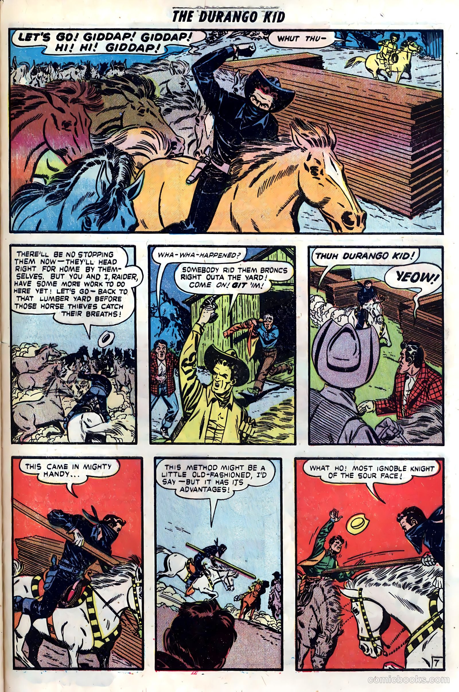 Durango Kid #6 (1950) — page 33 of 36