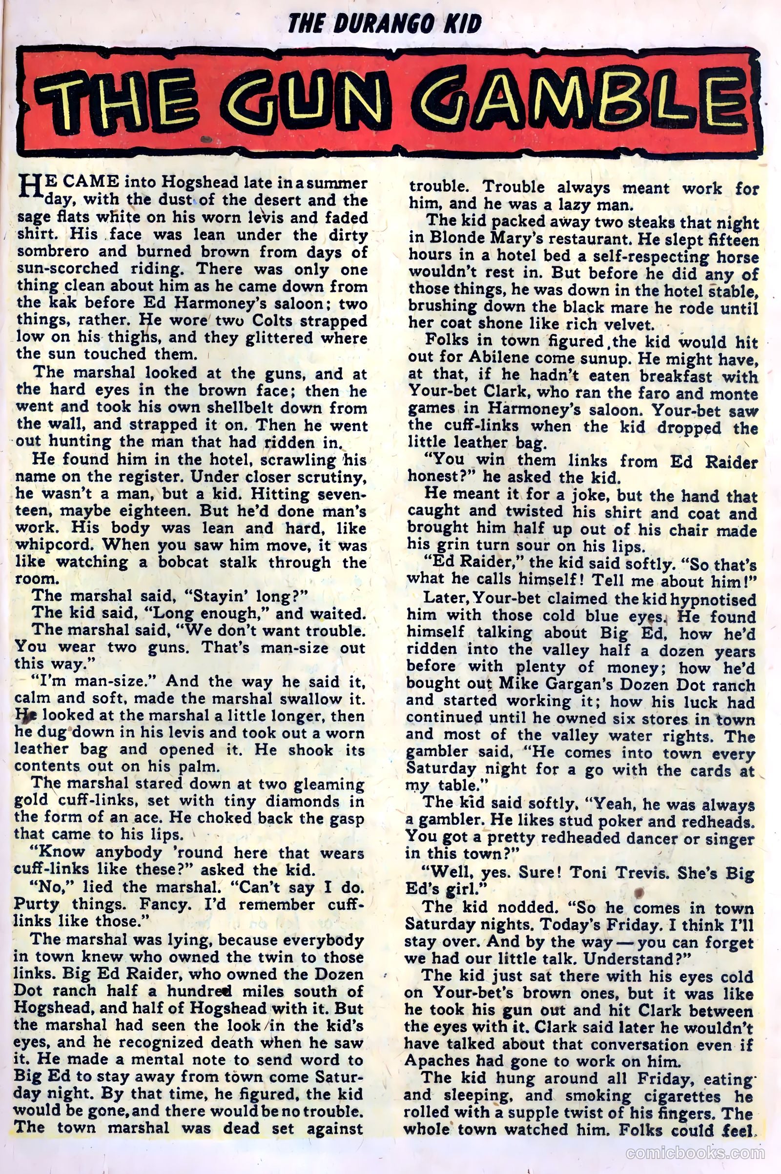 Durango Kid #8 (1949) — page 25 of 36