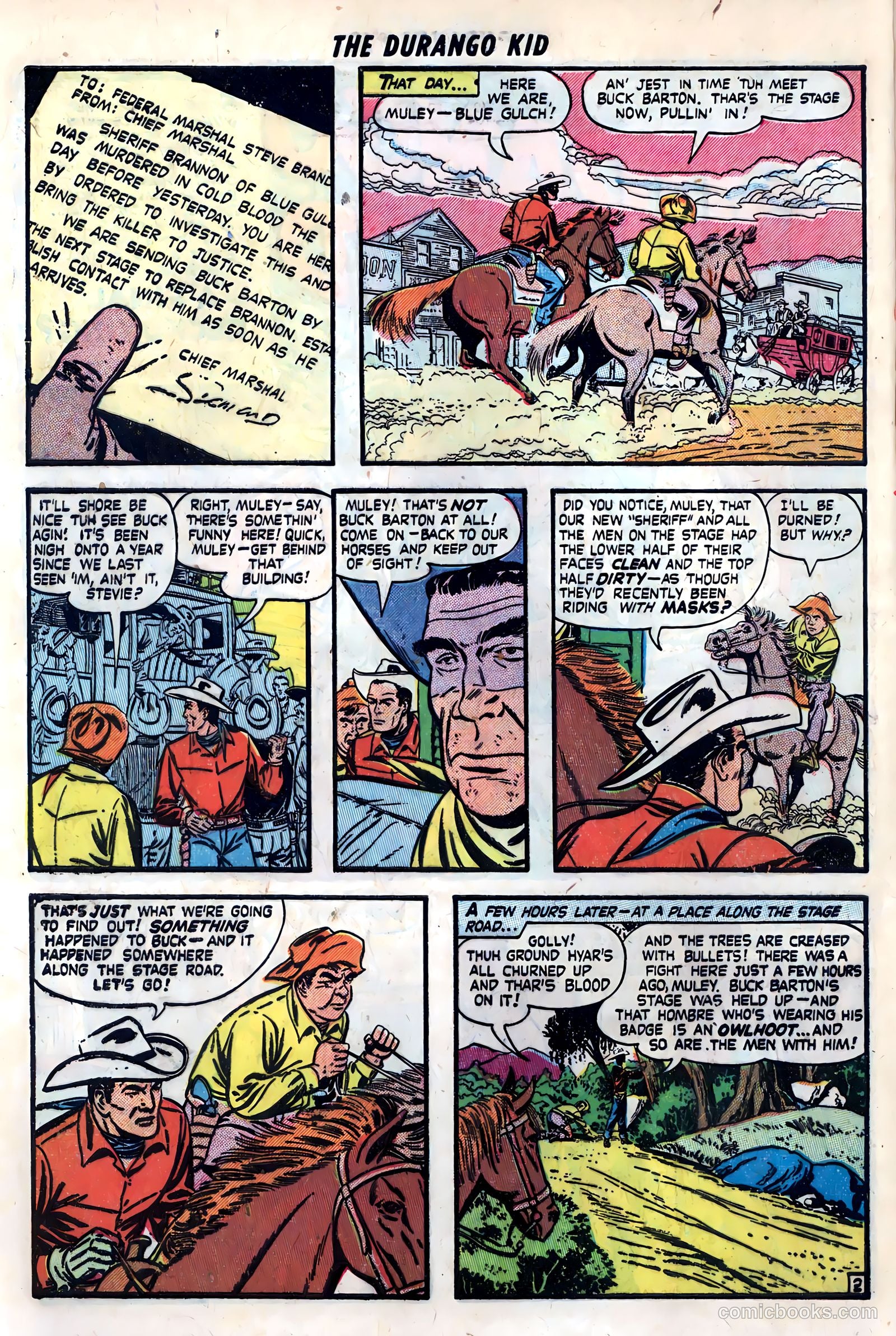 Durango Kid #8 (1949) — page 28 of 36