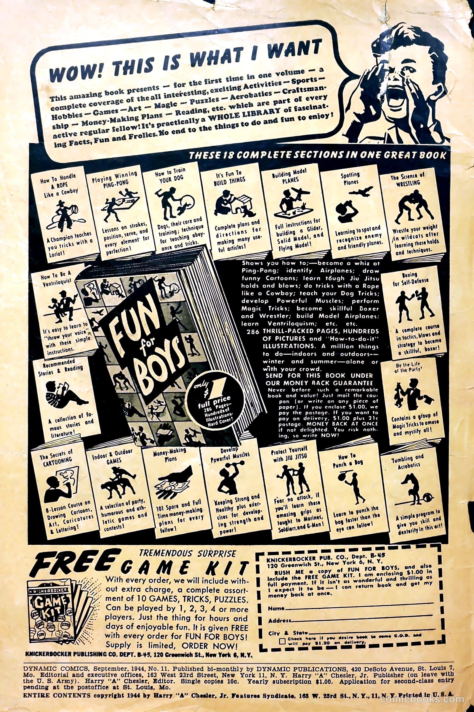 Dynamic Comics #11 (1944) — page 2 of 52