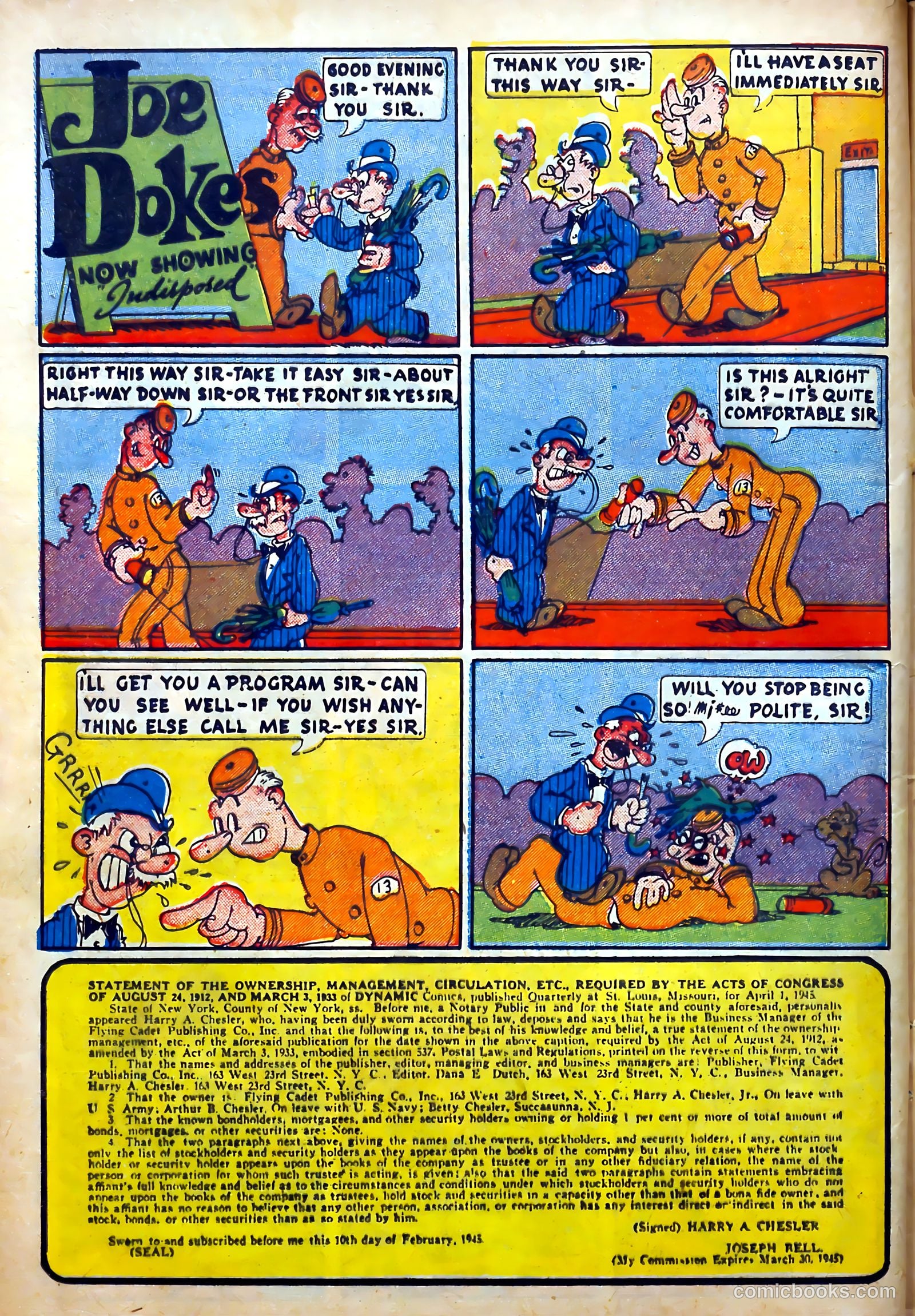 Dynamic Comics #15 (1945) — page 16 of 52