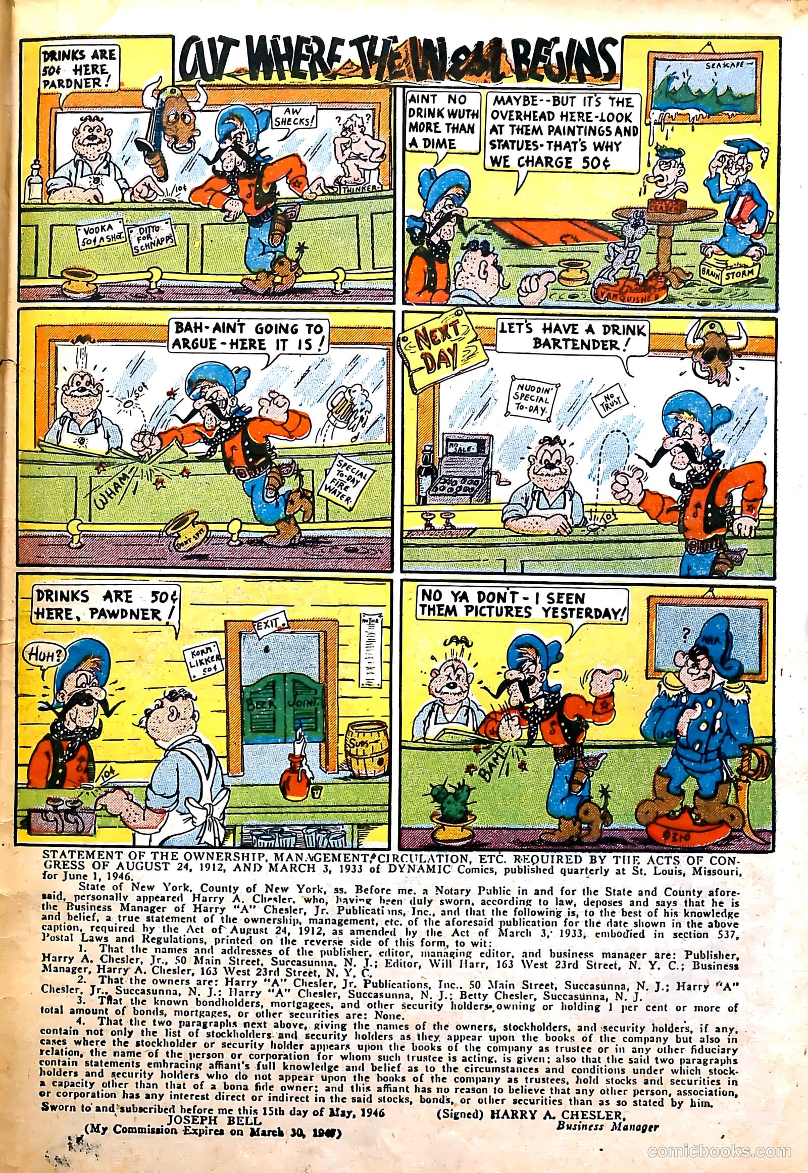 Dynamic Comics #20 (1946) — page 48 of 54